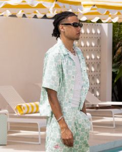 Loiter Midsummer Button Up Shirt Sage Green sold by Culture Kings