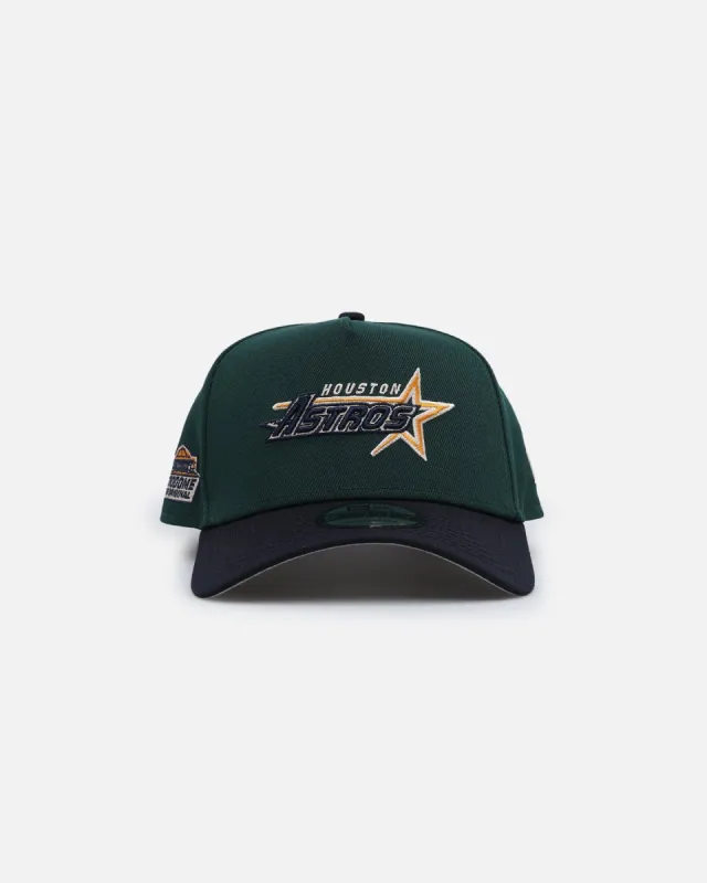 New Era Houston Astros 'Autumn Hue' 9FORTY A-Frame Snapback Dark Green/Navy sold by Culture Kings