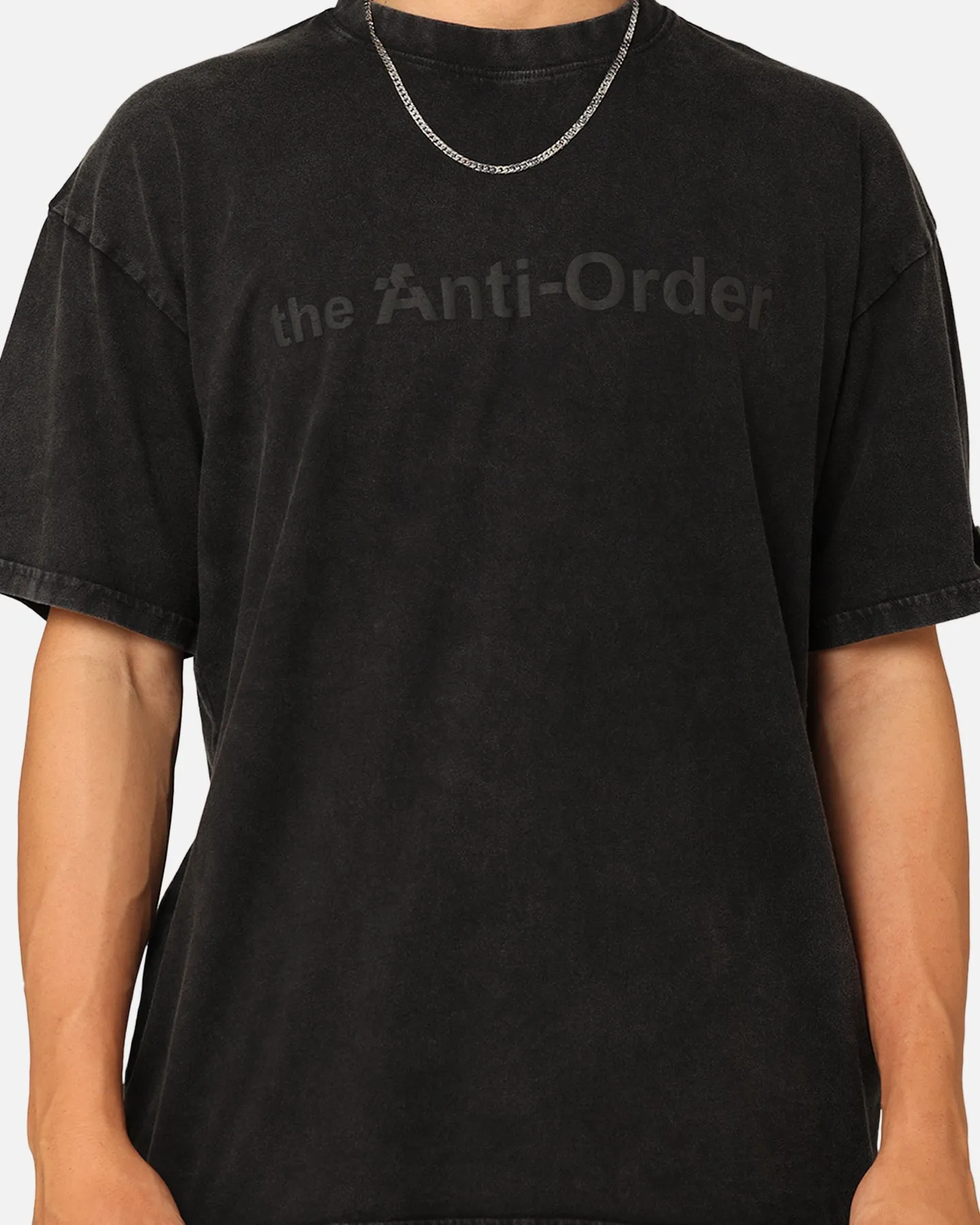 The Anti Order Logo T-Shirt Black Acidwash sold by Culture Kings product image thumbnail 3