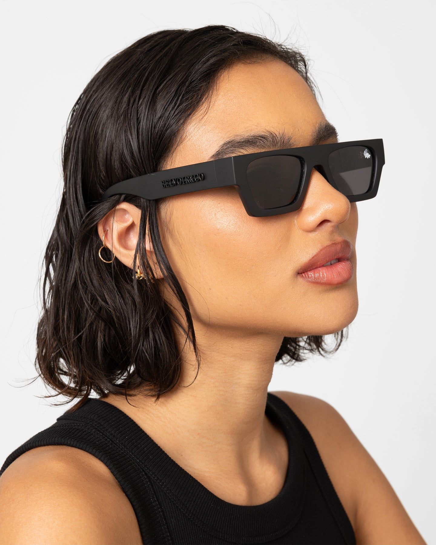 Belvoir & Co Elford Sunglasses Matte Black sold by Culture Kings