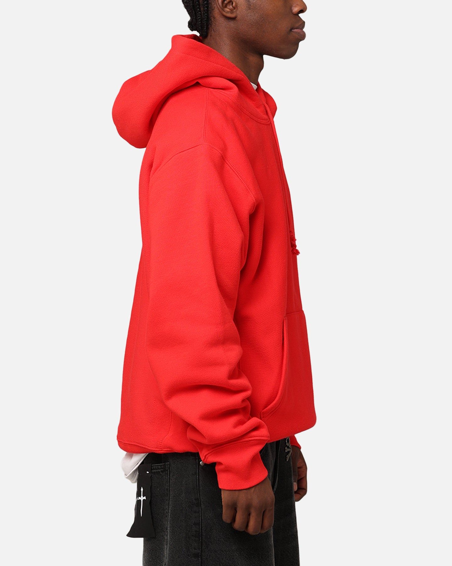 Champion Reverse Weave Small C Hoodie Team Red Scarlet sold by Culture Kings product image thumbnail 4