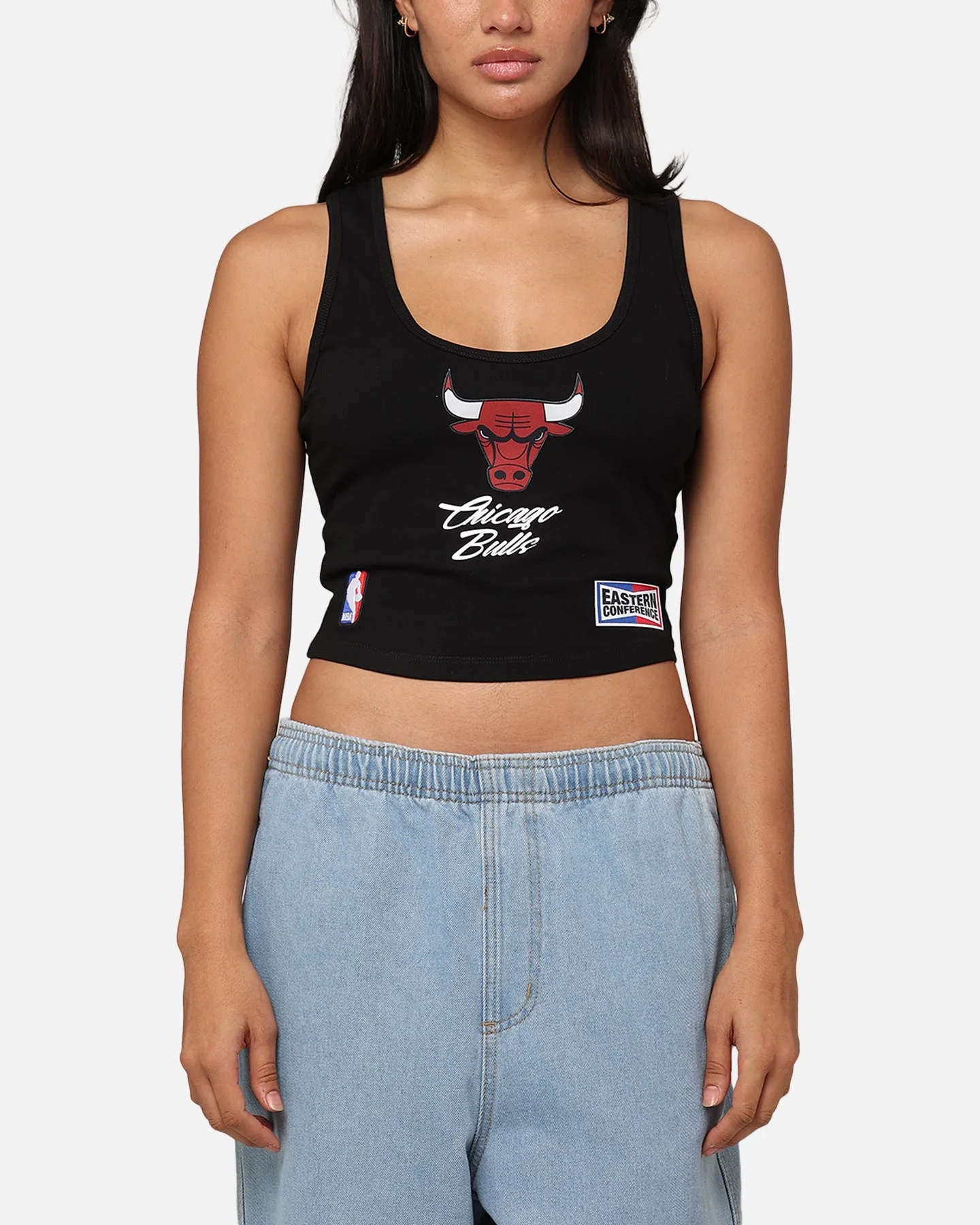 Pro Standard Women's Chicago Bulls Fitted Racerback Top Black sold by Culture Kings