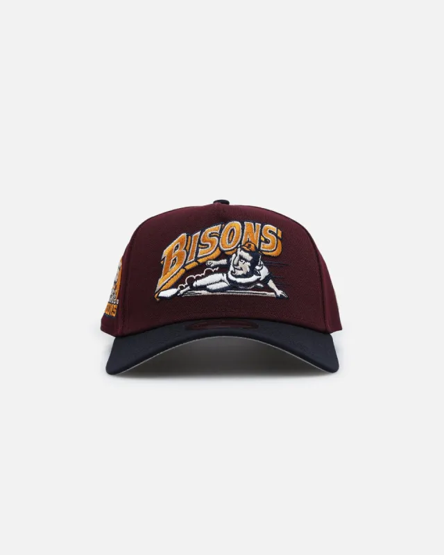 New Era Buffalo Bisons 'Autumn Hue' 9FORTY A-Frame Snapback Maroon/Navy sold by Culture Kings