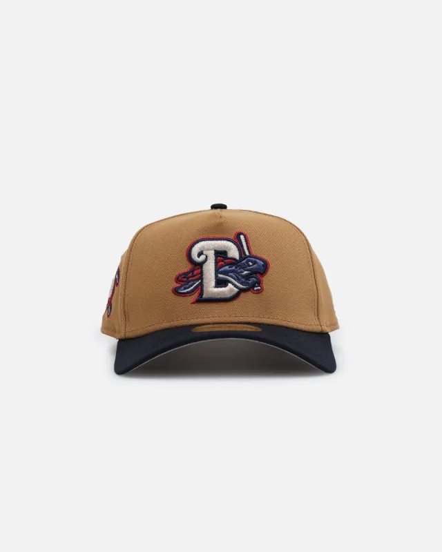 New Era Daytona Tortugas 'Autumn Hue' 9FORTY A-Frame Snapback Wheat/Navy sold by Culture Kings
