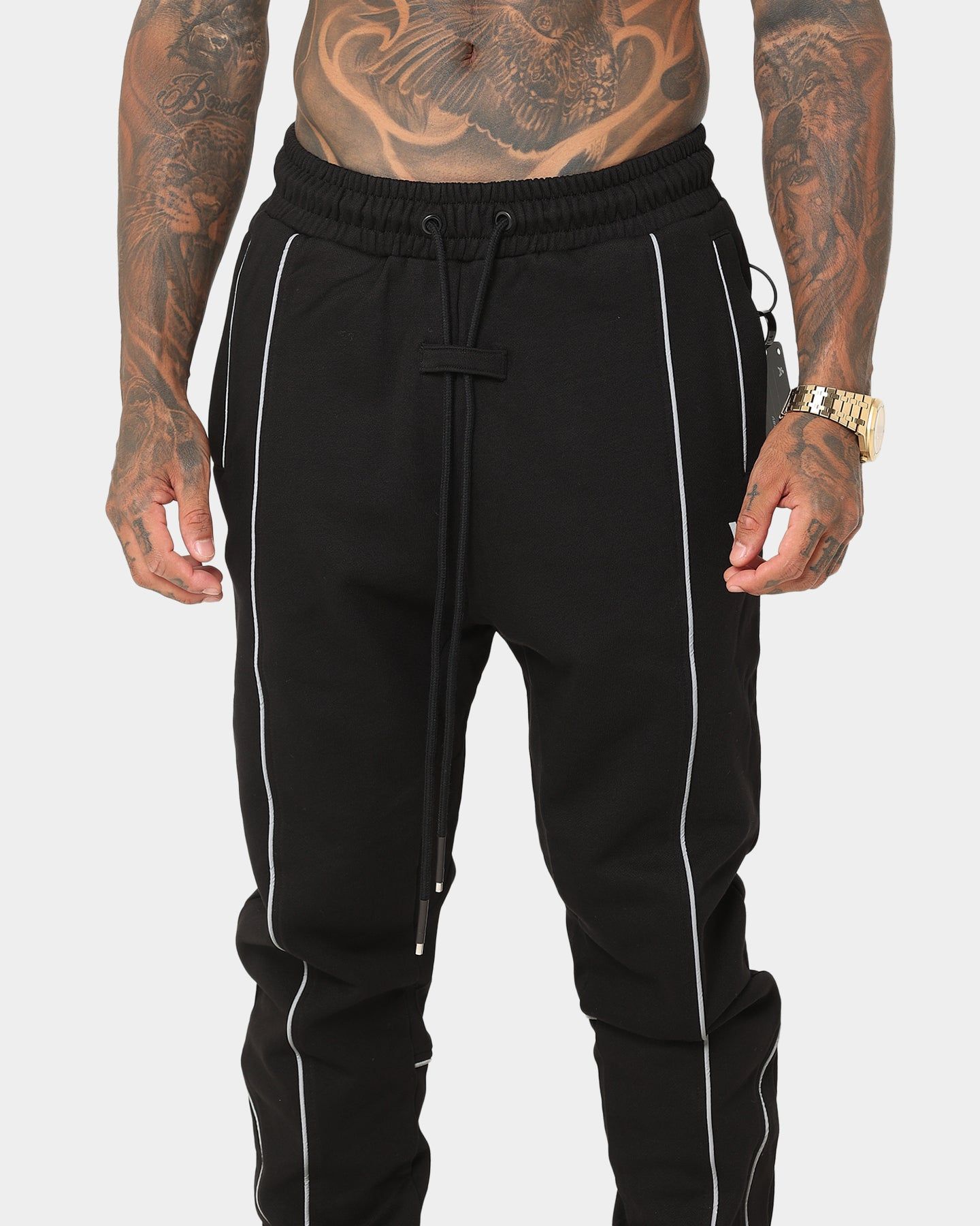 The Anti Order Neon Flux Track Pants Black/Reflective sold by Culture Kings product image thumbnail 8
