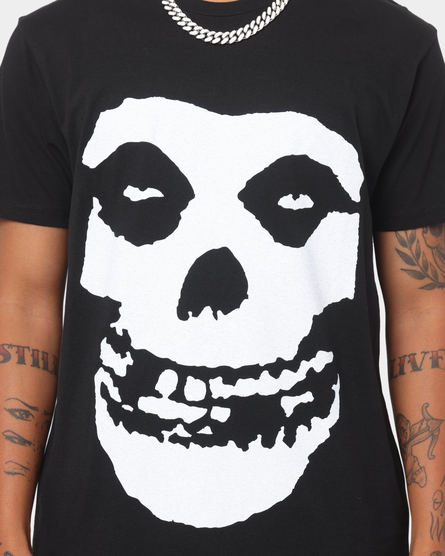 Misfits Classic Fiend Skulls T-Shirt Black sold by Culture Kings product image thumbnail 3