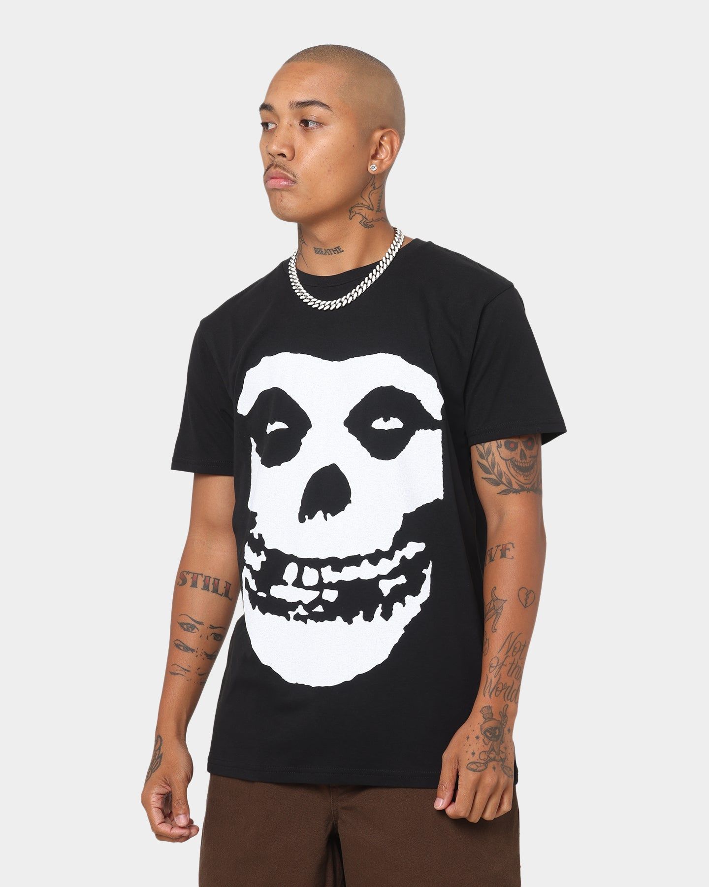 Misfits Classic Fiend Skulls T-Shirt Black sold by Culture Kings