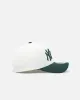 New Era New York Yankees X Los Angeles Dodgers 'Dual Logo' 9FORTY A-Frame Snapback Chrome/Dark Green sold by Culture Kings