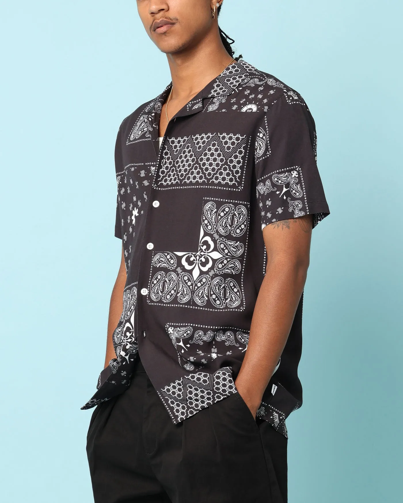 Carré Fragment Button Up Shirt Black sold by Culture Kings product image thumbnail 2