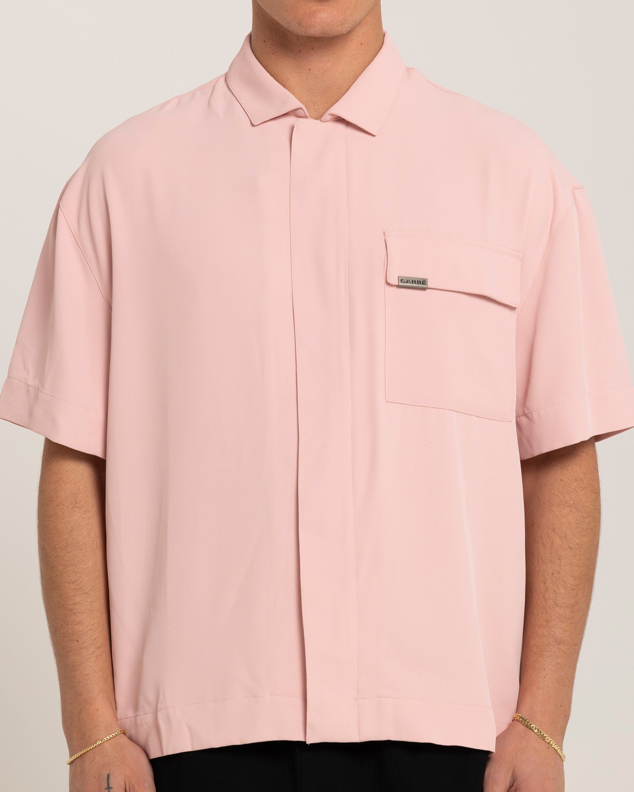 Carré Exceptional Pocket Oversized Shirt Pink sold by Culture Kings product image thumbnail 3