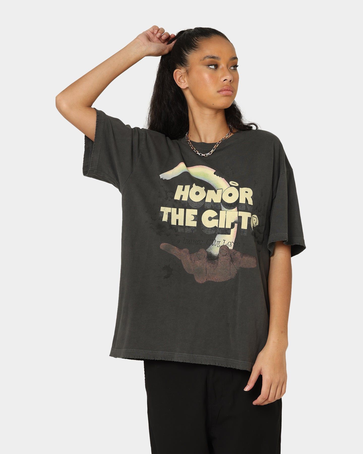 Honor The Gift Palms T-Shirt Black sold by Culture Kings