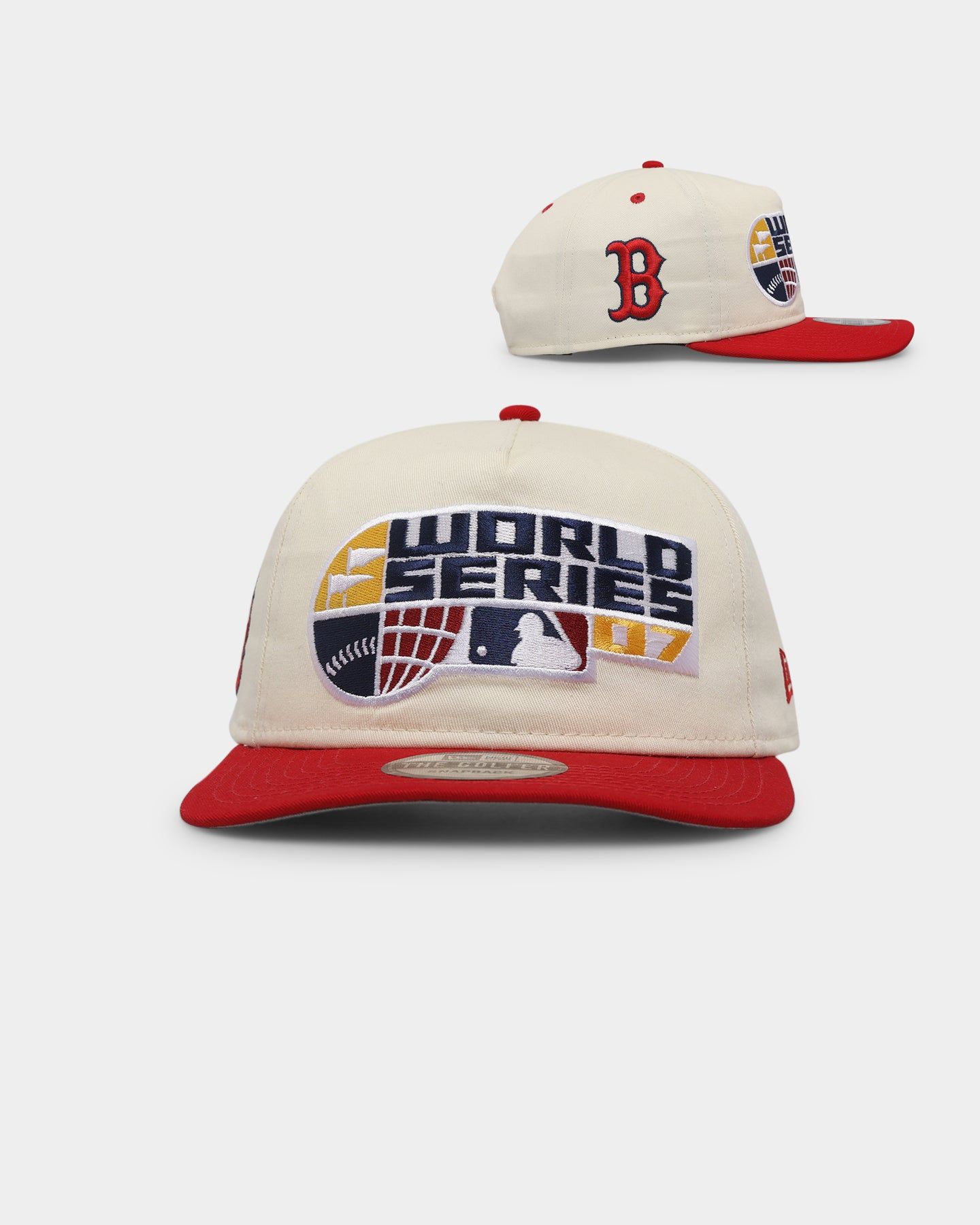 New Era Boston Red Sox '2000s World Series Through The Decades' 2007 World Series Golfer Snapback Chrome White sold by Culture Kings