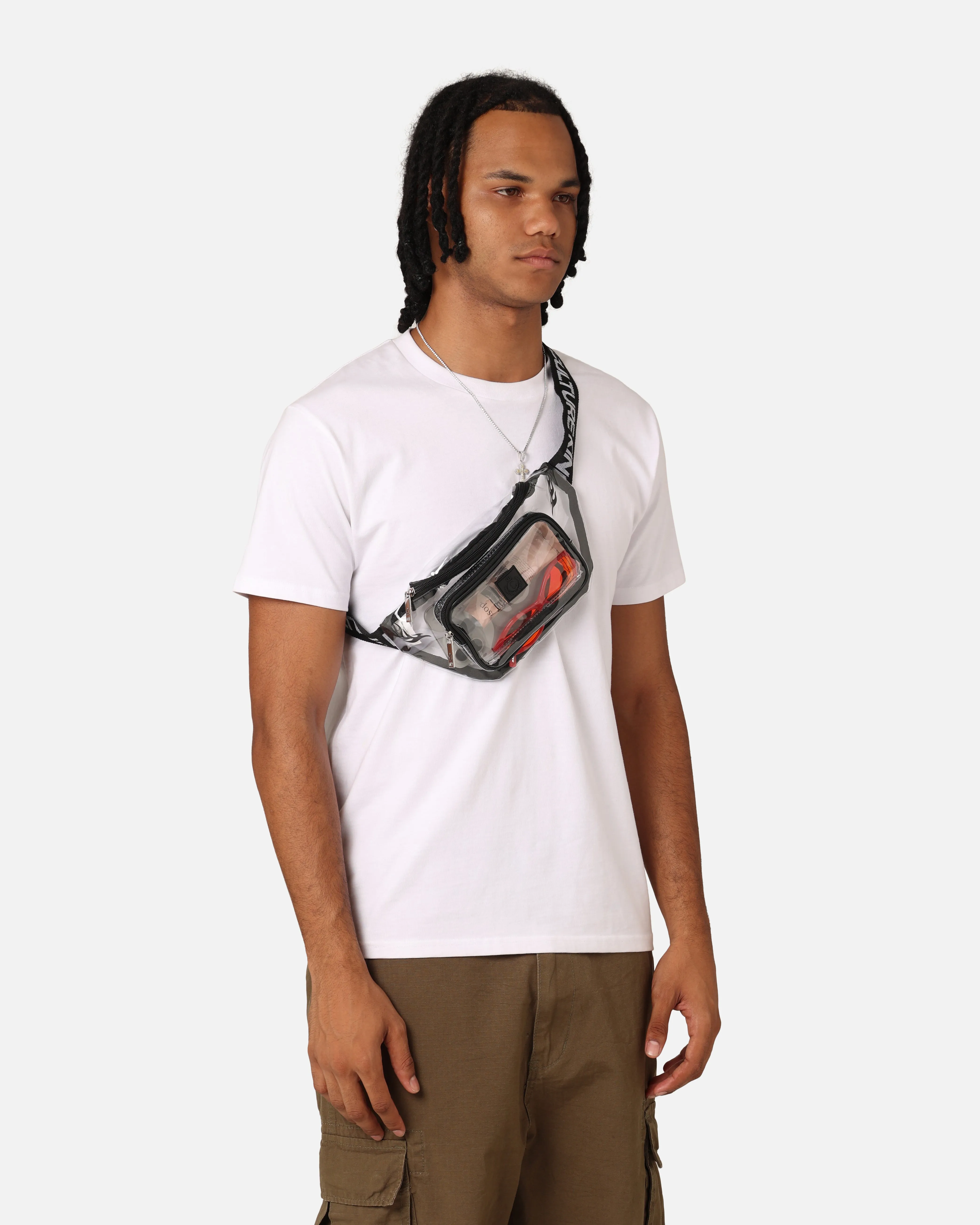 Culture Kings CK Festival Side Bag Clear/Black sold by Culture Kings