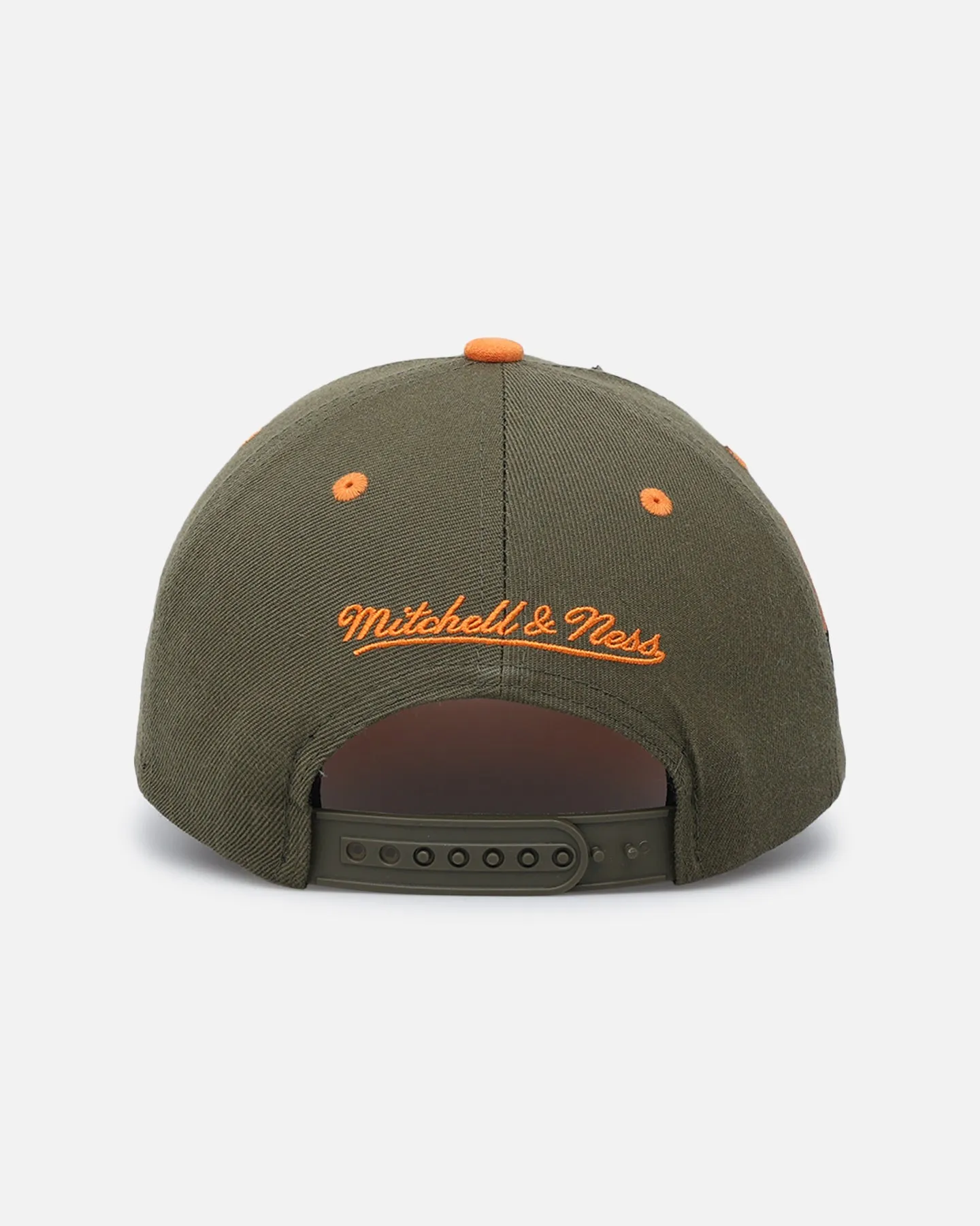 Mitchell & Ness Charlotte Hornets 'Harmony of Hues' Pro Crown Snapback Olive/Orange sold by Culture Kings product image thumbnail 3