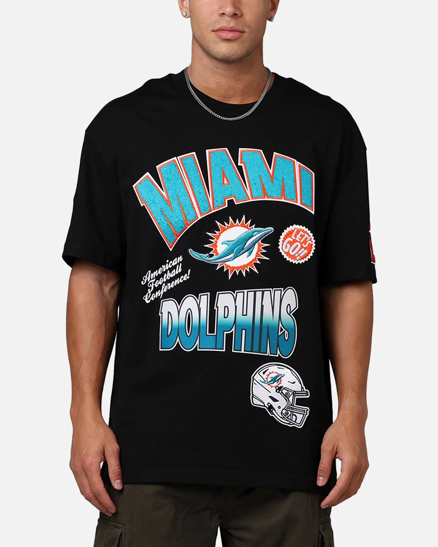 Pro Standard Miami Dolphins Turn It Up T-Shirt Black sold by Culture Kings