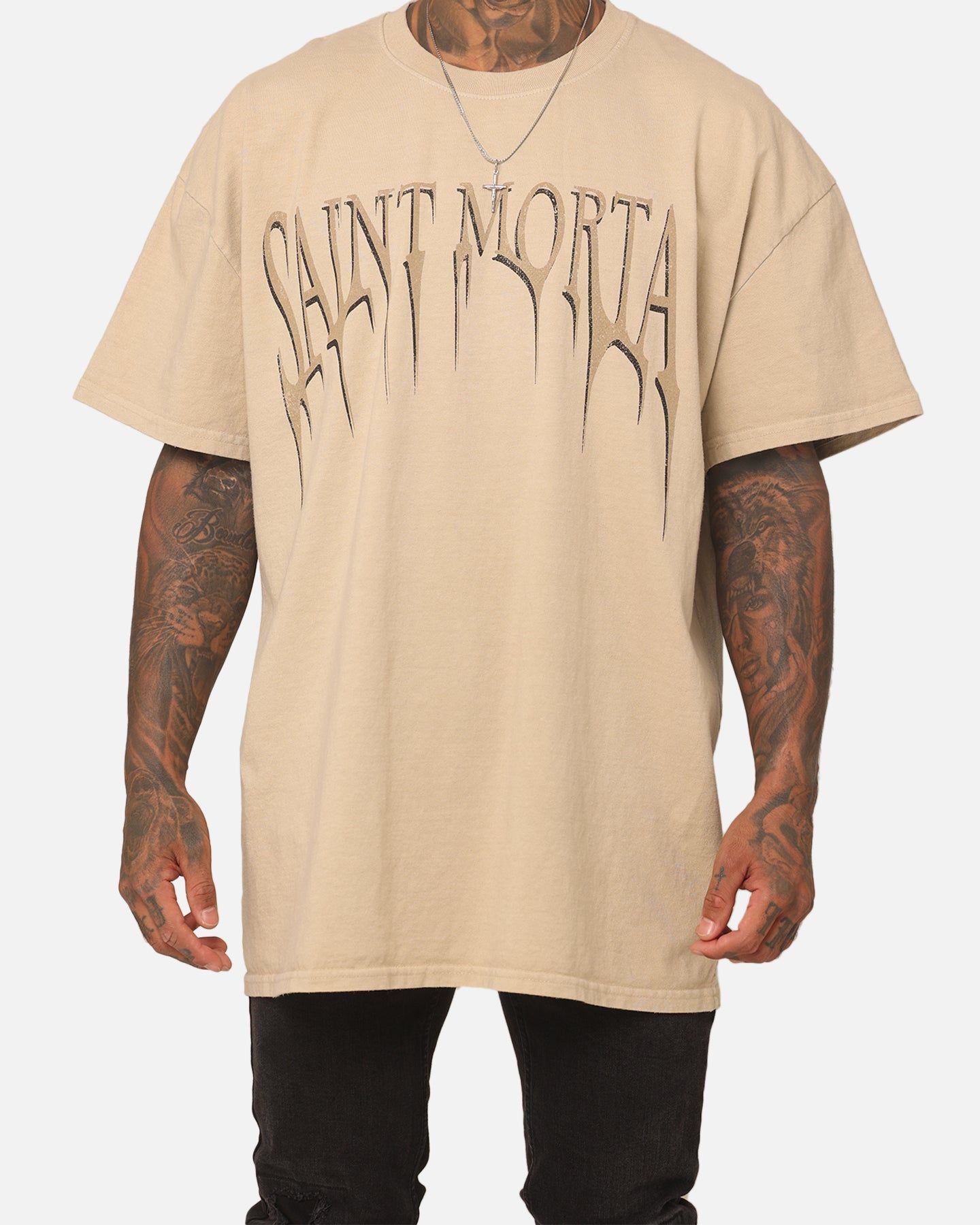 Saint Morta Sinister Lafayette T-Shirt Stone sold by Culture Kings product image thumbnail 3