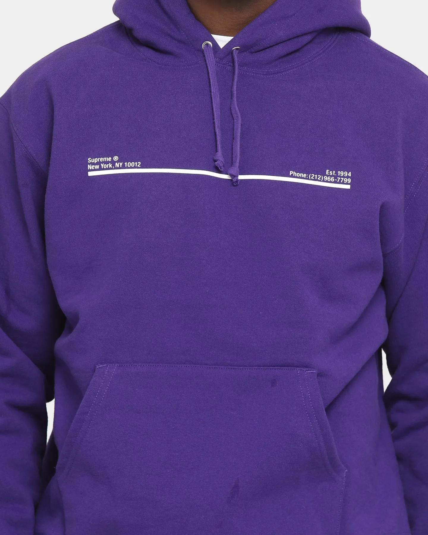 Supreme Shop Hooded Sweatshirt Purple sold by Culture Kings product image thumbnail 4