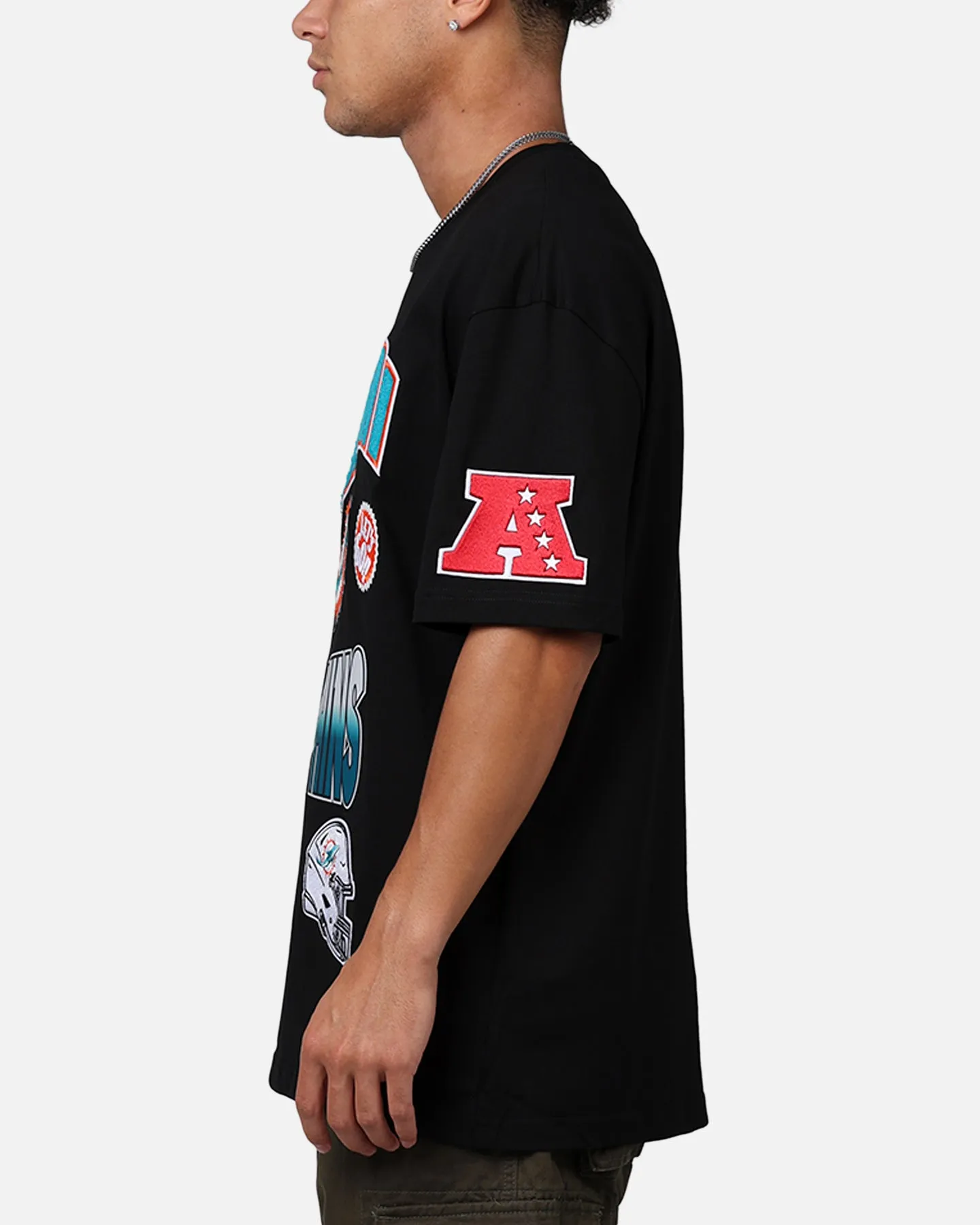 Pro Standard Miami Dolphins Turn It Up T-Shirt Black sold by Culture Kings product image thumbnail 5