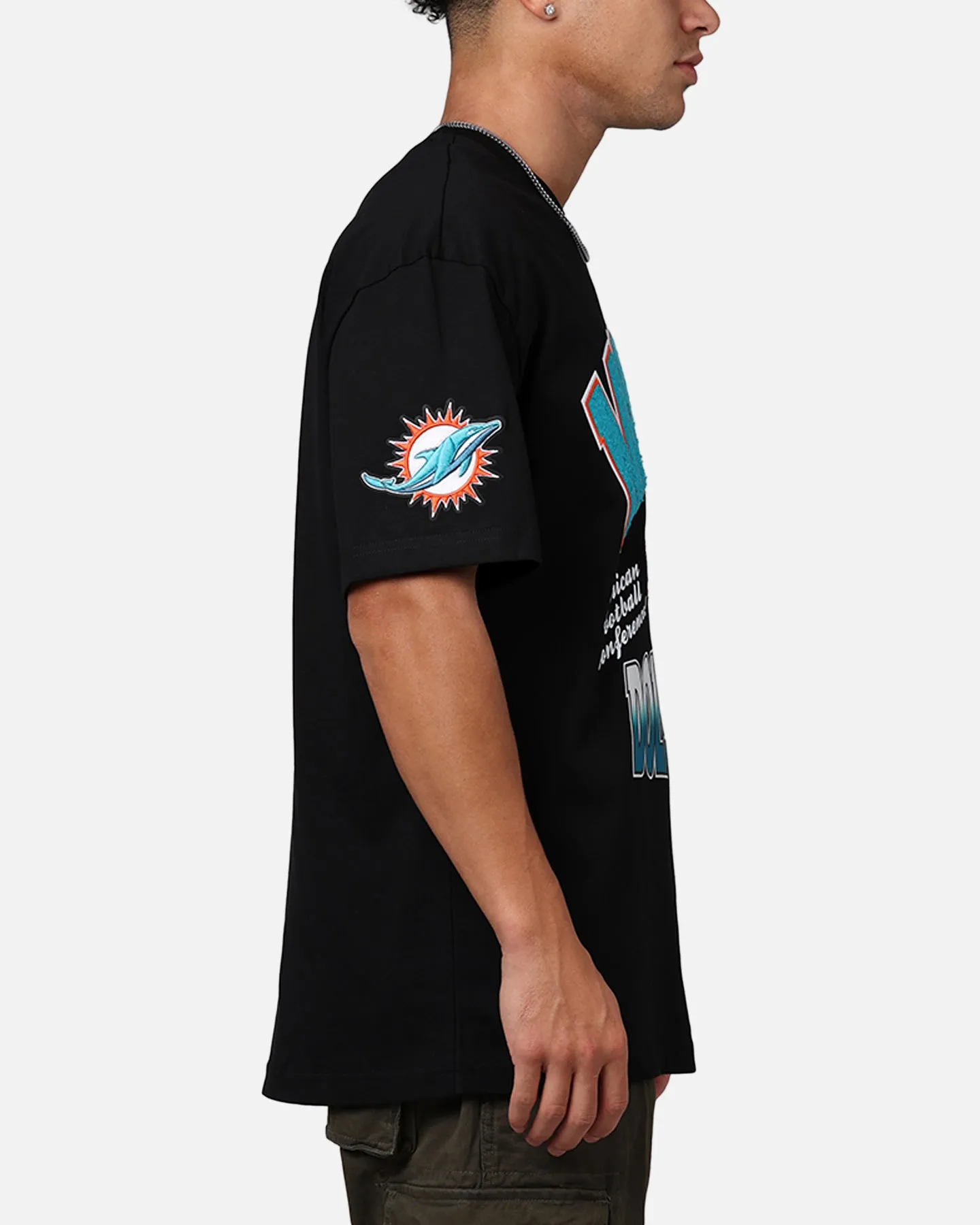 Pro Standard Miami Dolphins Turn It Up T-Shirt Black sold by Culture Kings product image thumbnail 4