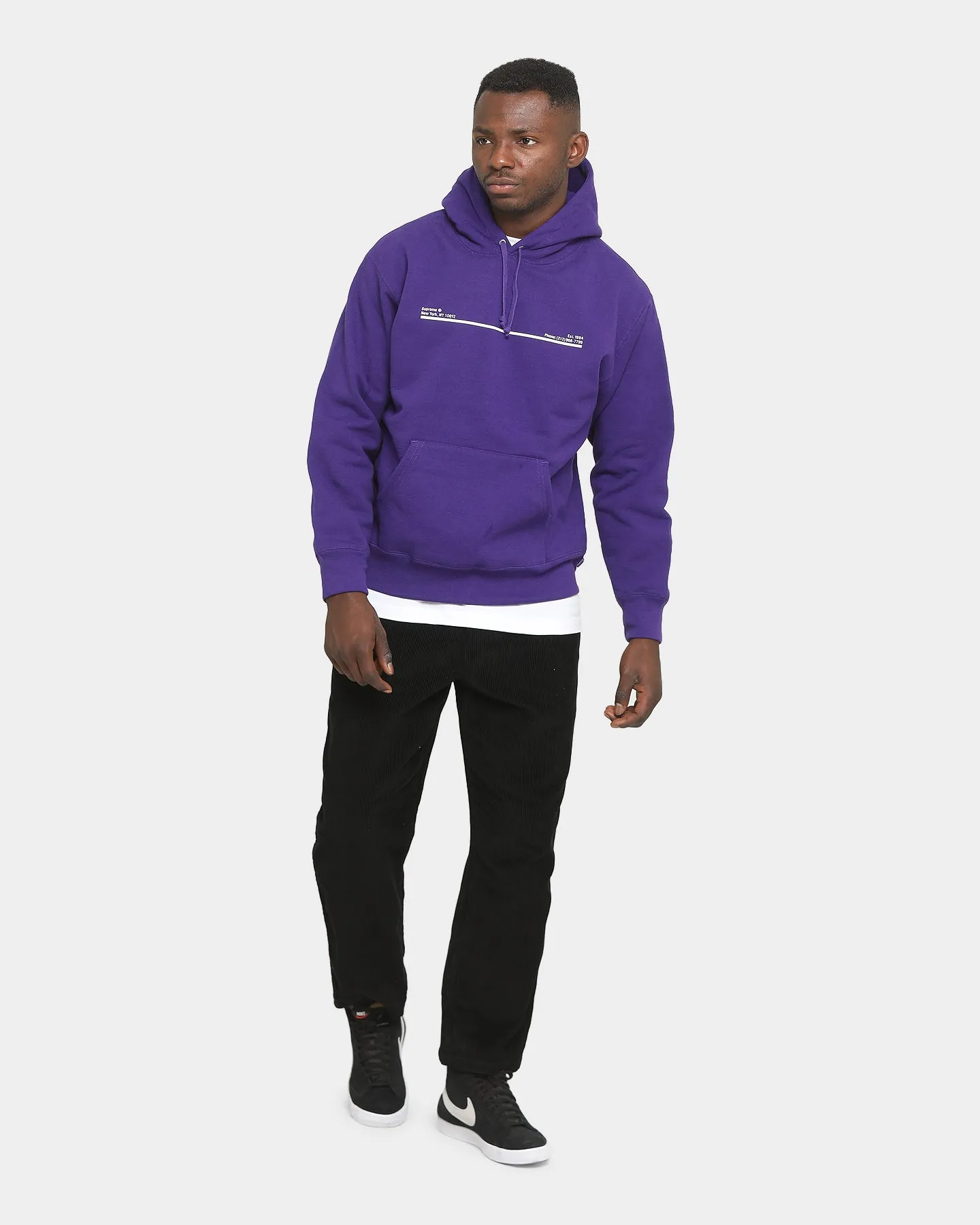 Supreme Shop Hooded Sweatshirt Purple sold by Culture Kings product image thumbnail 2