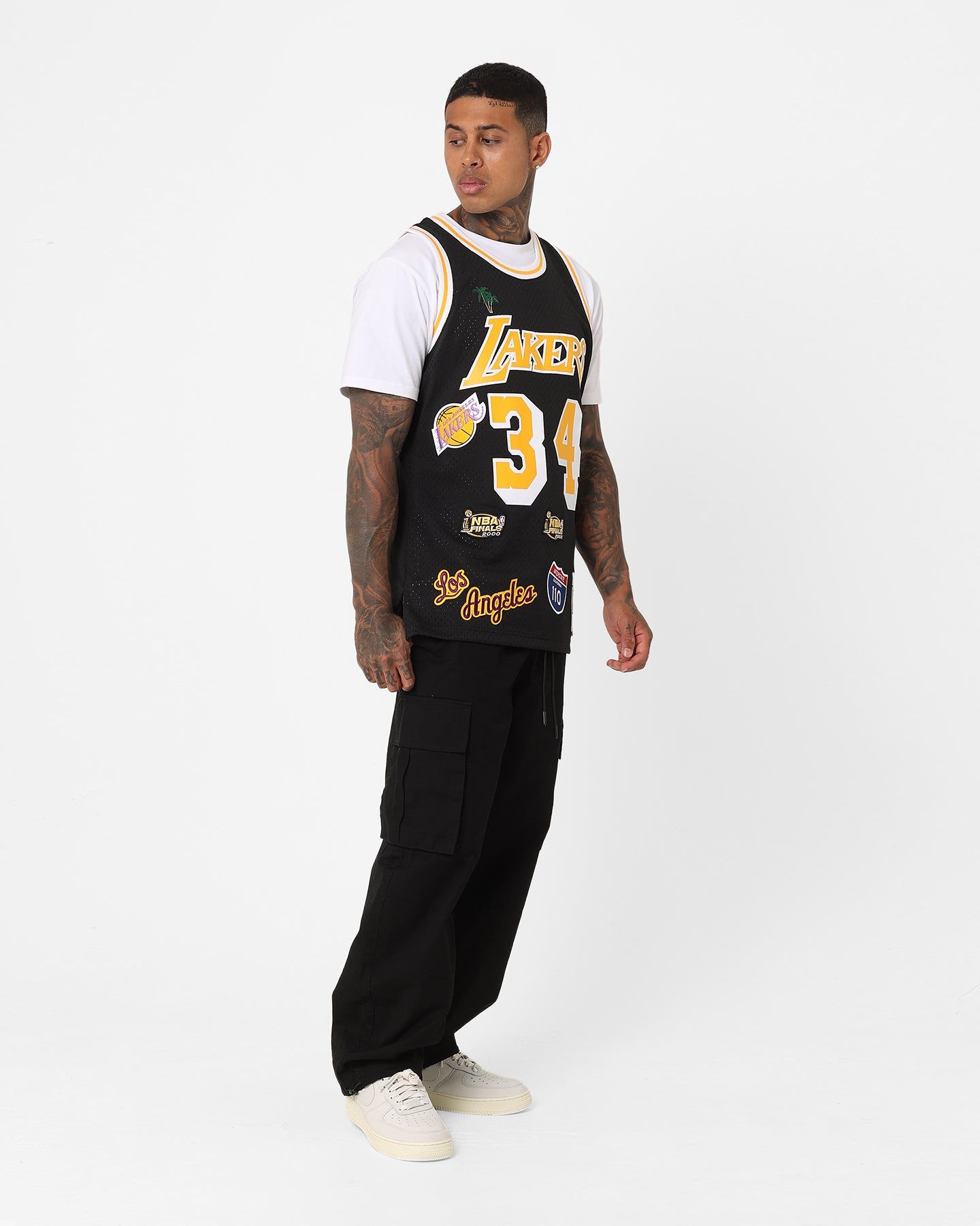 Mitchell & Ness Los Angeles Lakers Shaquille O'Neal Hi-Way Swing Jersey Black sold by Culture Kings product image thumbnail 3