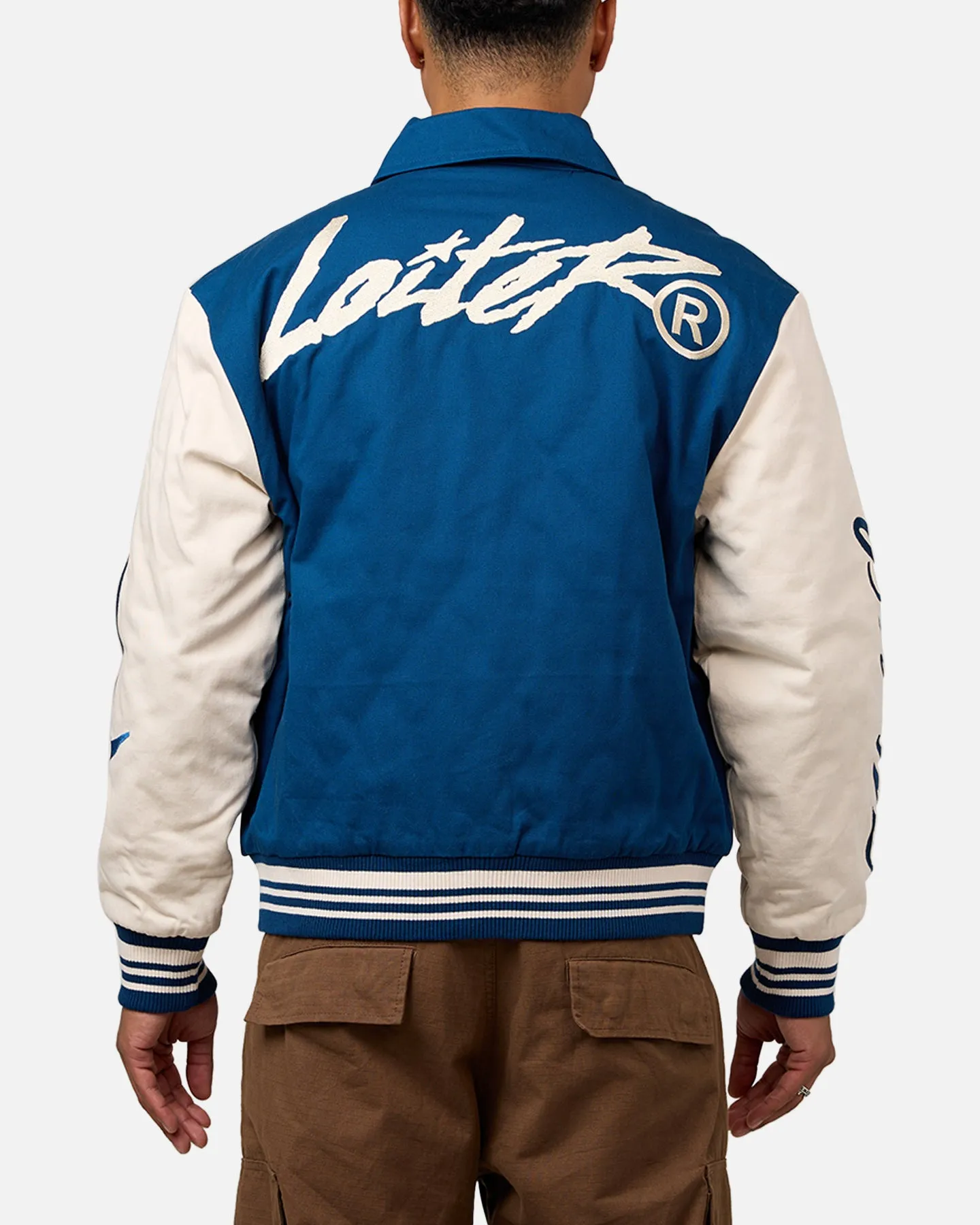 Loiter World Series Varsity Jacket Dark Blue sold by Culture Kings product image thumbnail 2