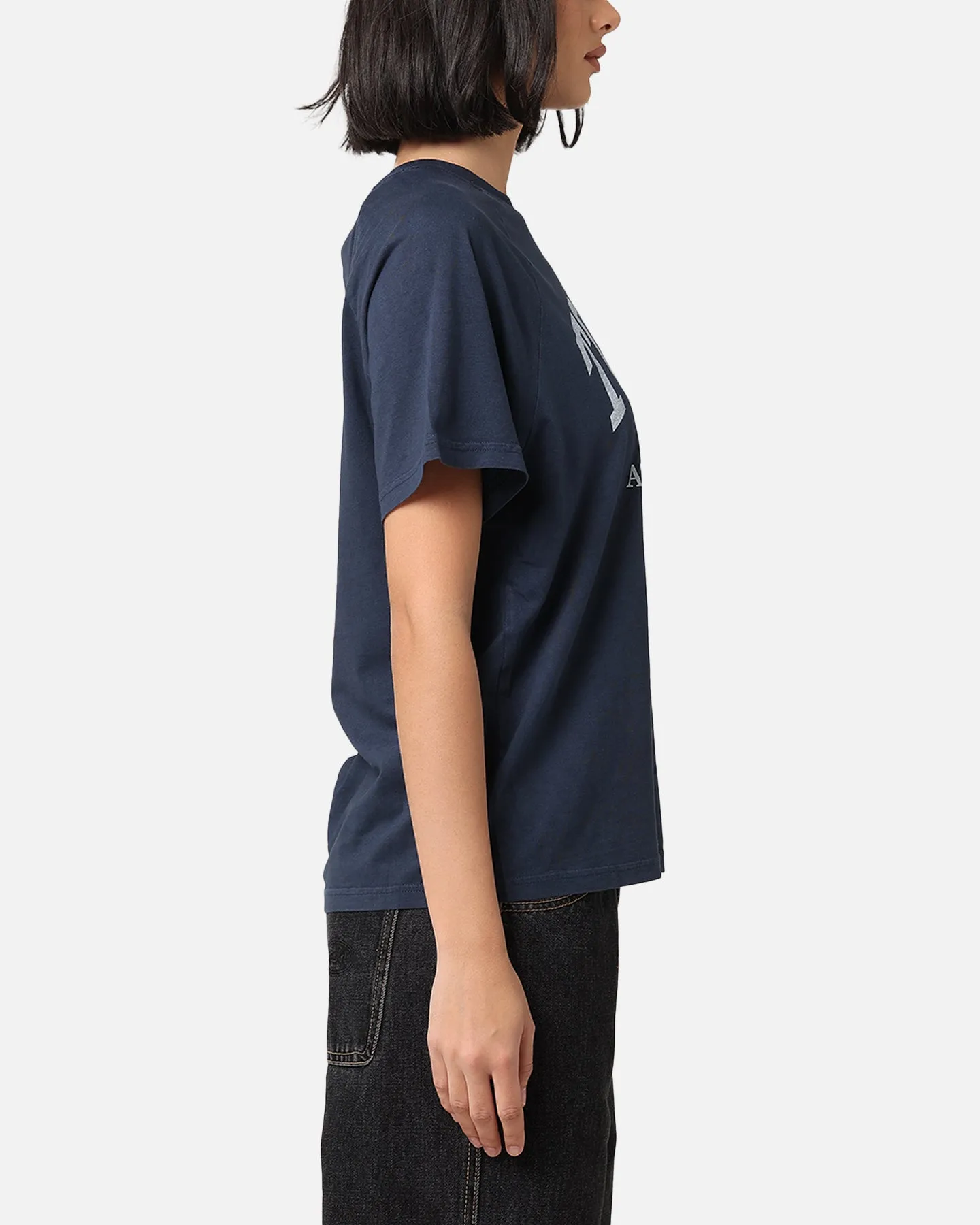 Tommy Jeans Women's TJW Relax Varsity Sport T-Shirt Dark Night Navy sold by Culture Kings product image thumbnail 4