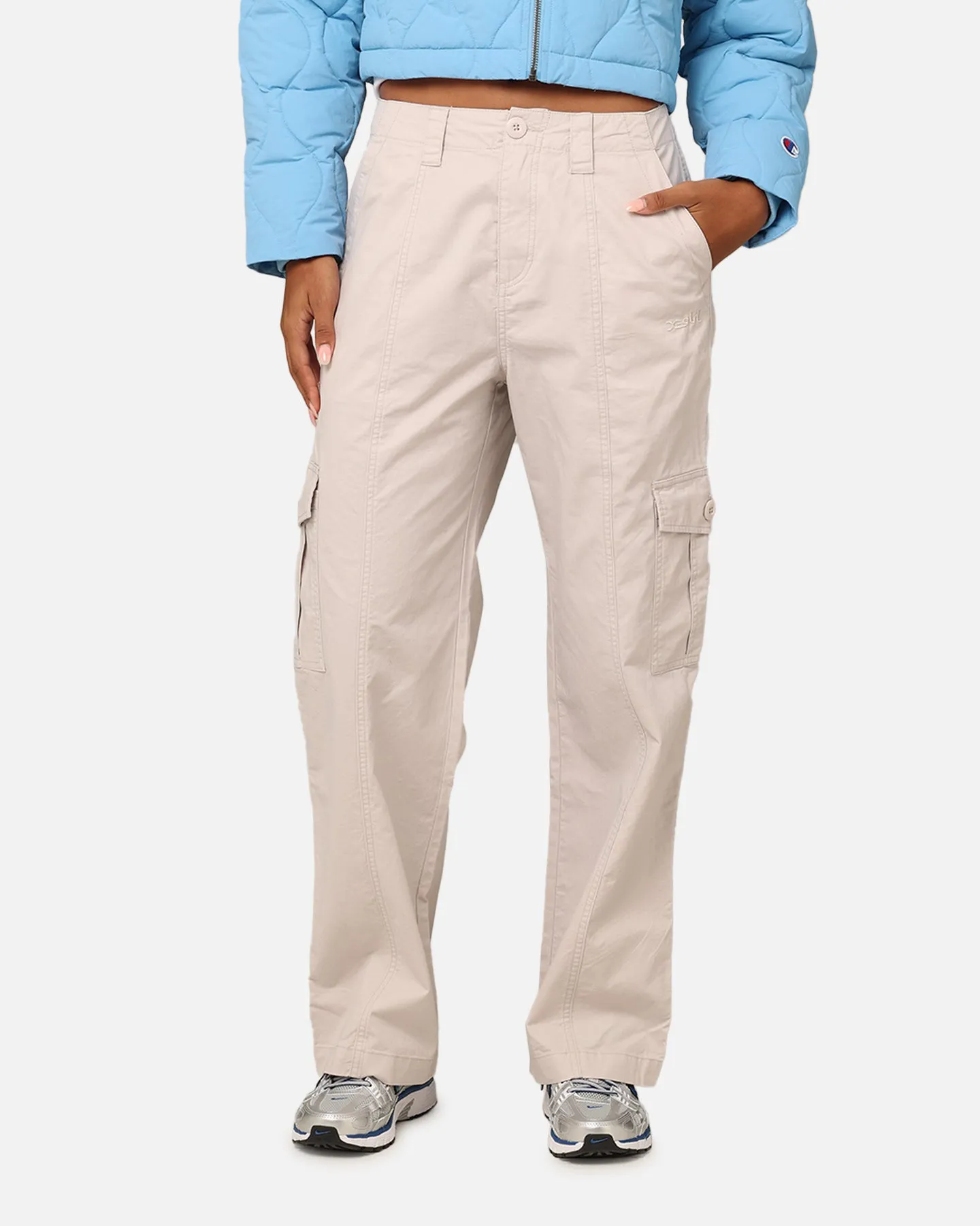 X-Girl Work Cargo Pants White Sand sold by Culture Kings
