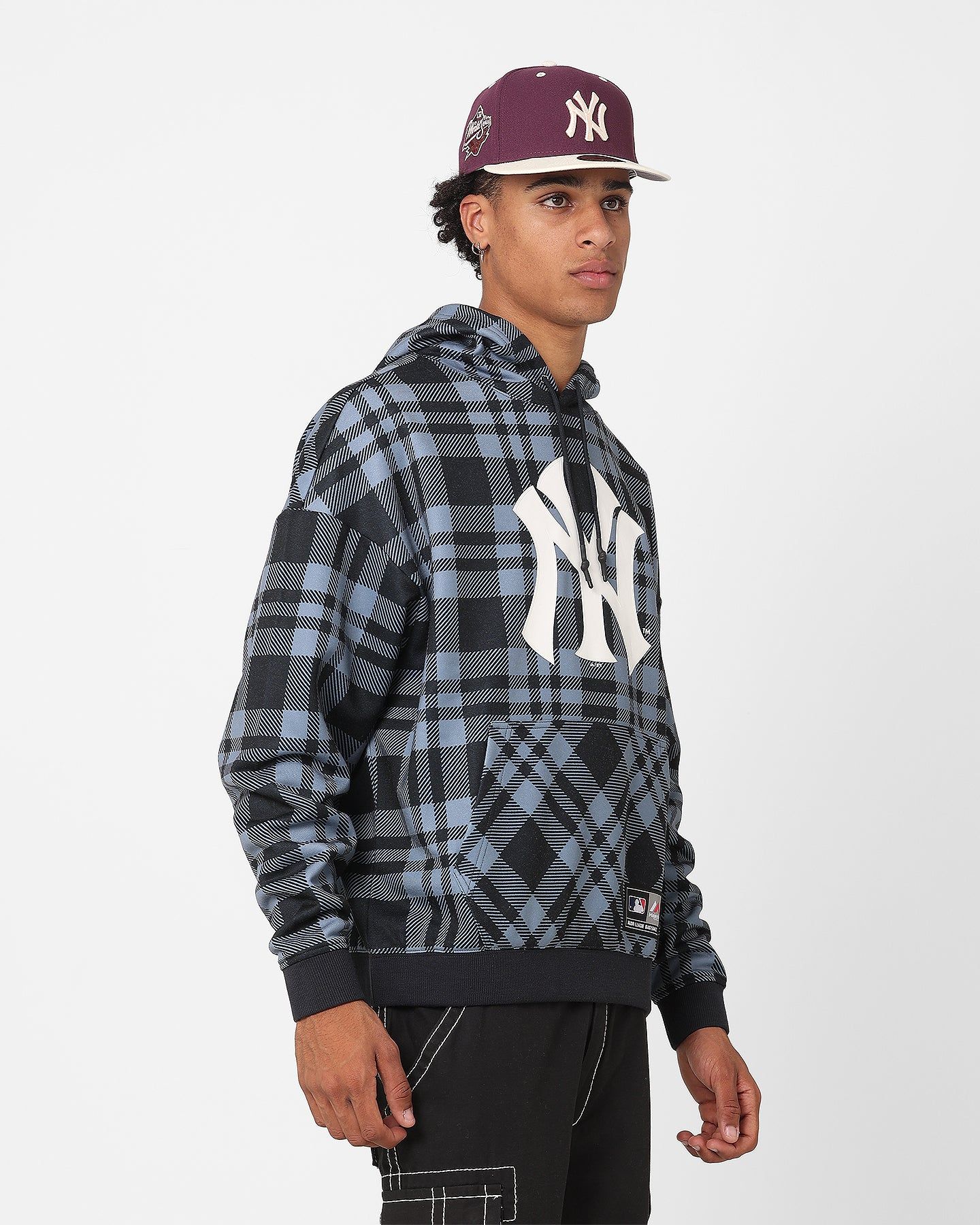 Majestic Athletic New York Yankees Check Logo Hoodie True Navy sold by Culture Kings product image thumbnail 5
