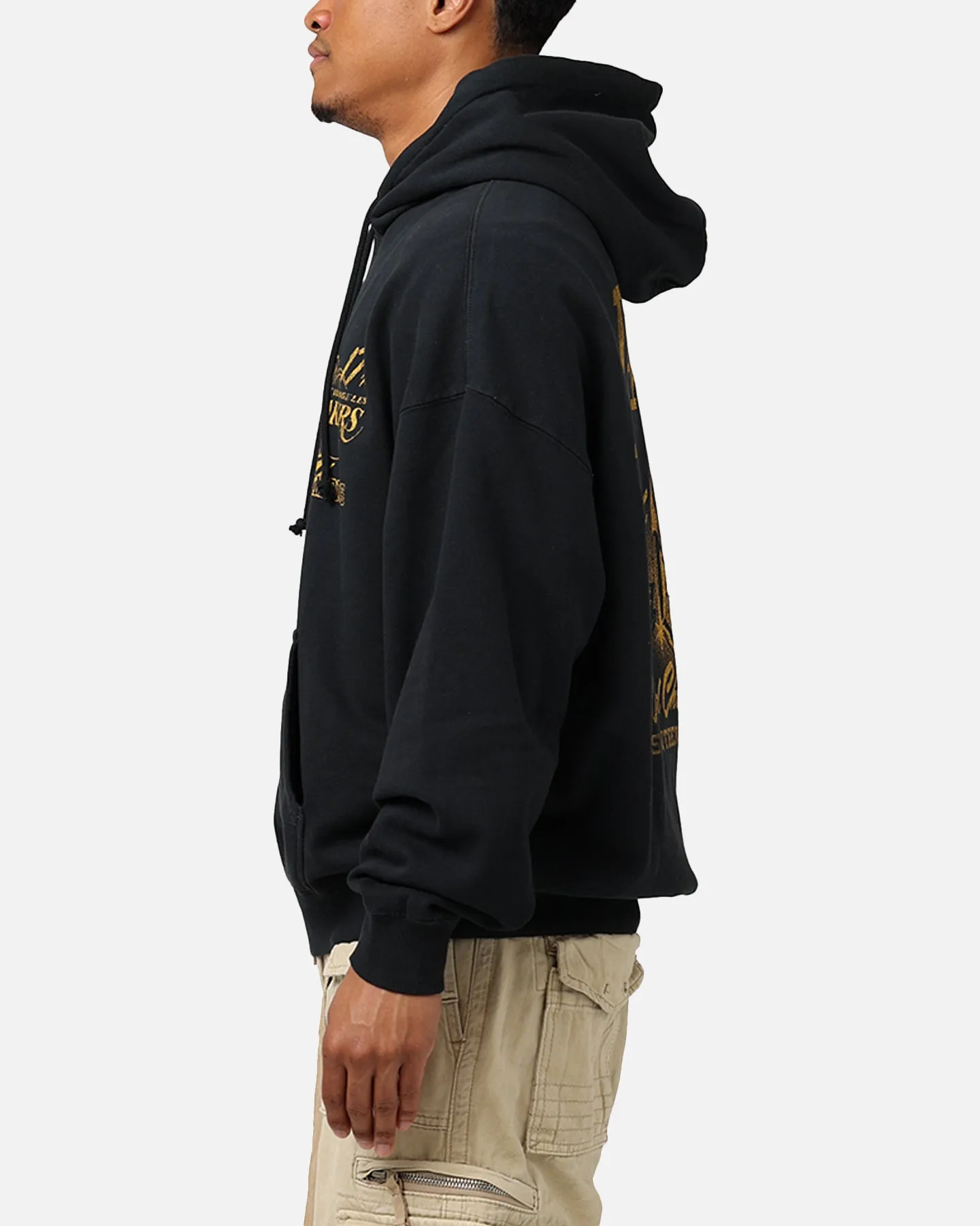 Mitchell & Ness Los Angeles Lakers Rings Hoodie Faded Black sold by Culture Kings product image thumbnail 5