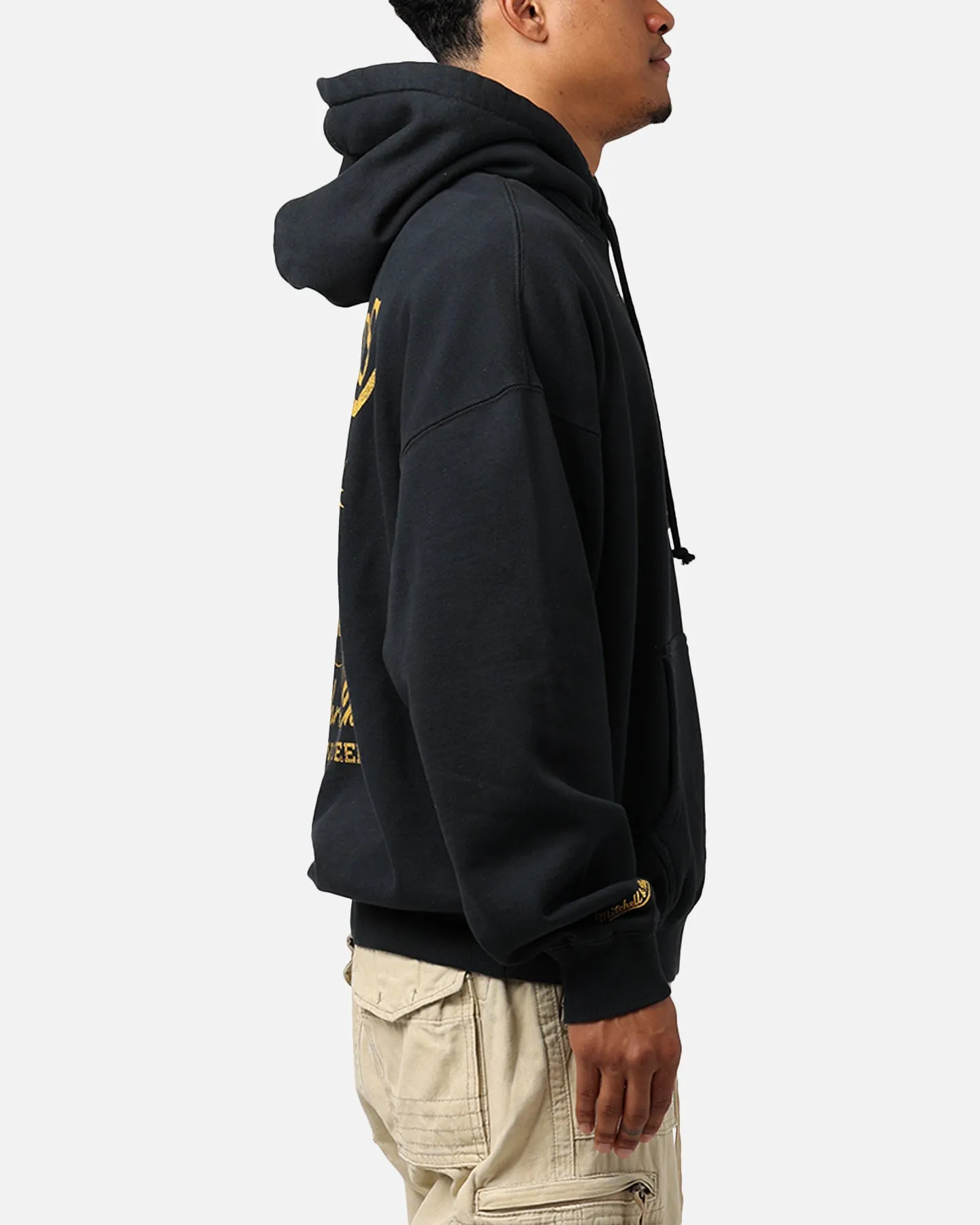 Mitchell & Ness Los Angeles Lakers Rings Hoodie Faded Black sold by Culture Kings product image thumbnail 4