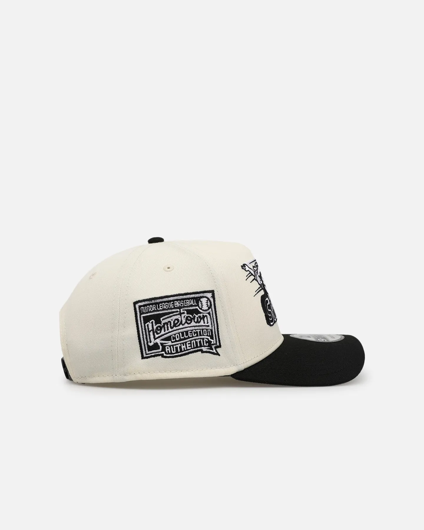 New Era Buffalo Bisons 'Chrome Upside Down Logo' 9FORTY A-Frame Snapback Chrome/Black sold by Culture Kings product image thumbnail 3