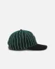 New Era Miami Dolphins 9FIFTY Retro Melton Pinstripe Strapback Dark Green/Black sold by Culture Kings