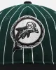 New Era Miami Dolphins 9FIFTY Retro Melton Pinstripe Strapback Dark Green/Black sold by Culture Kings