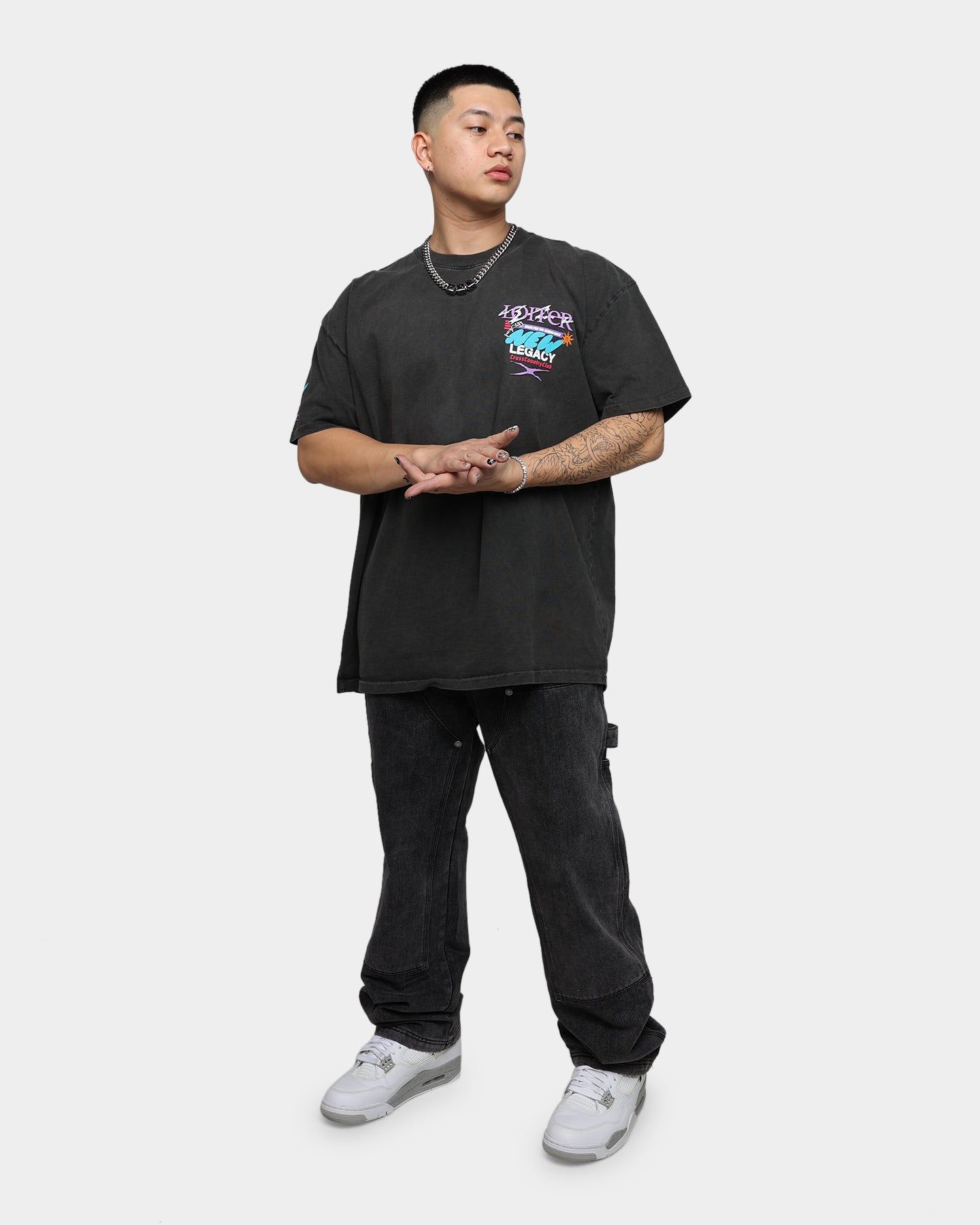 Loiter New Legacy Ultra Premium Vintage T-Shirt Black Wash sold by Culture Kings product image thumbnail 2