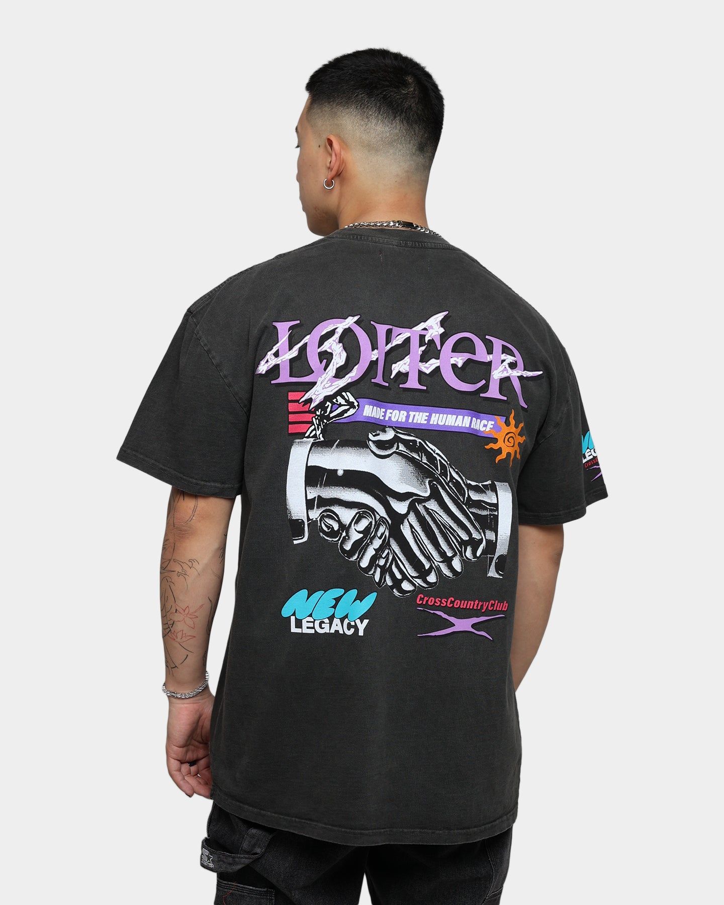 Loiter New Legacy Ultra Premium Vintage T-Shirt Black Wash sold by Culture Kings