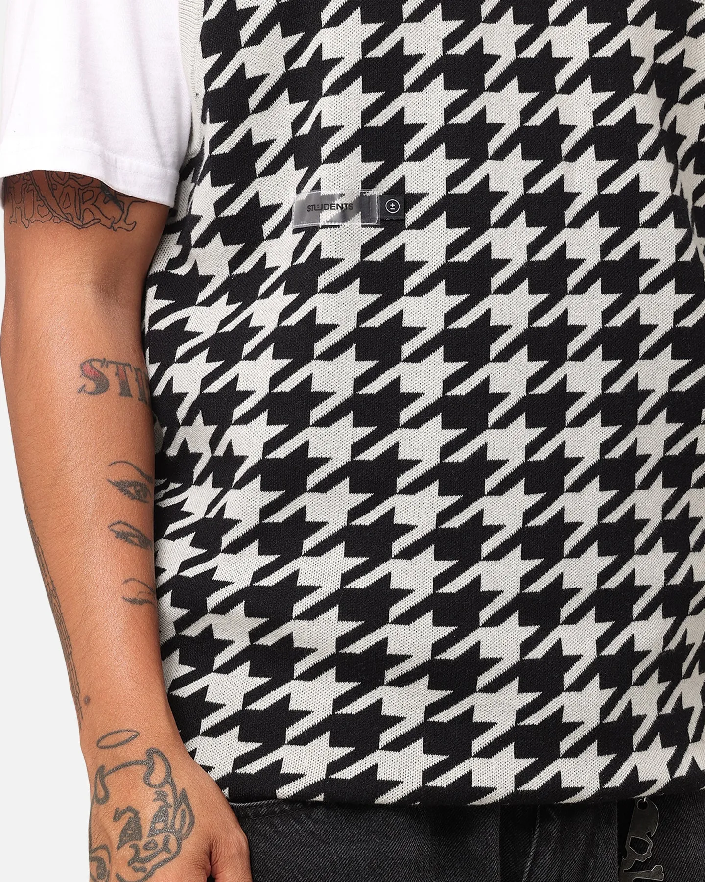 Students Golf Layne Houndstooth Sweater Vest Grey sold by Culture Kings product image thumbnail 3