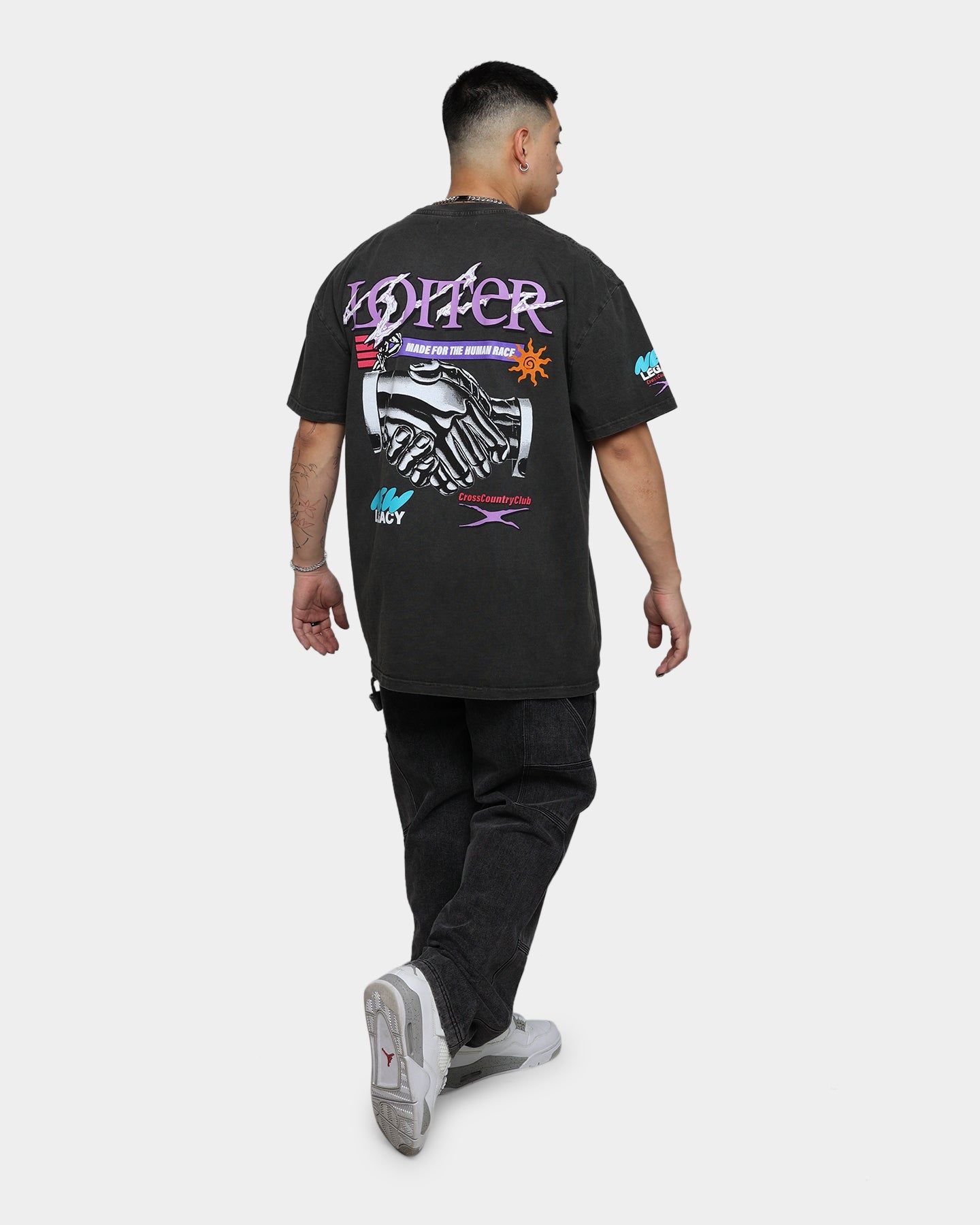 Loiter New Legacy Ultra Premium Vintage T-Shirt Black Wash sold by Culture Kings product image thumbnail 4