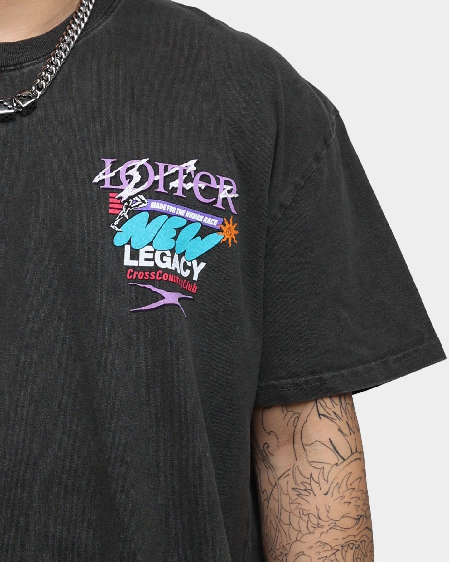 Loiter New Legacy Ultra Premium Vintage T-Shirt Black Wash sold by Culture Kings product image thumbnail 5