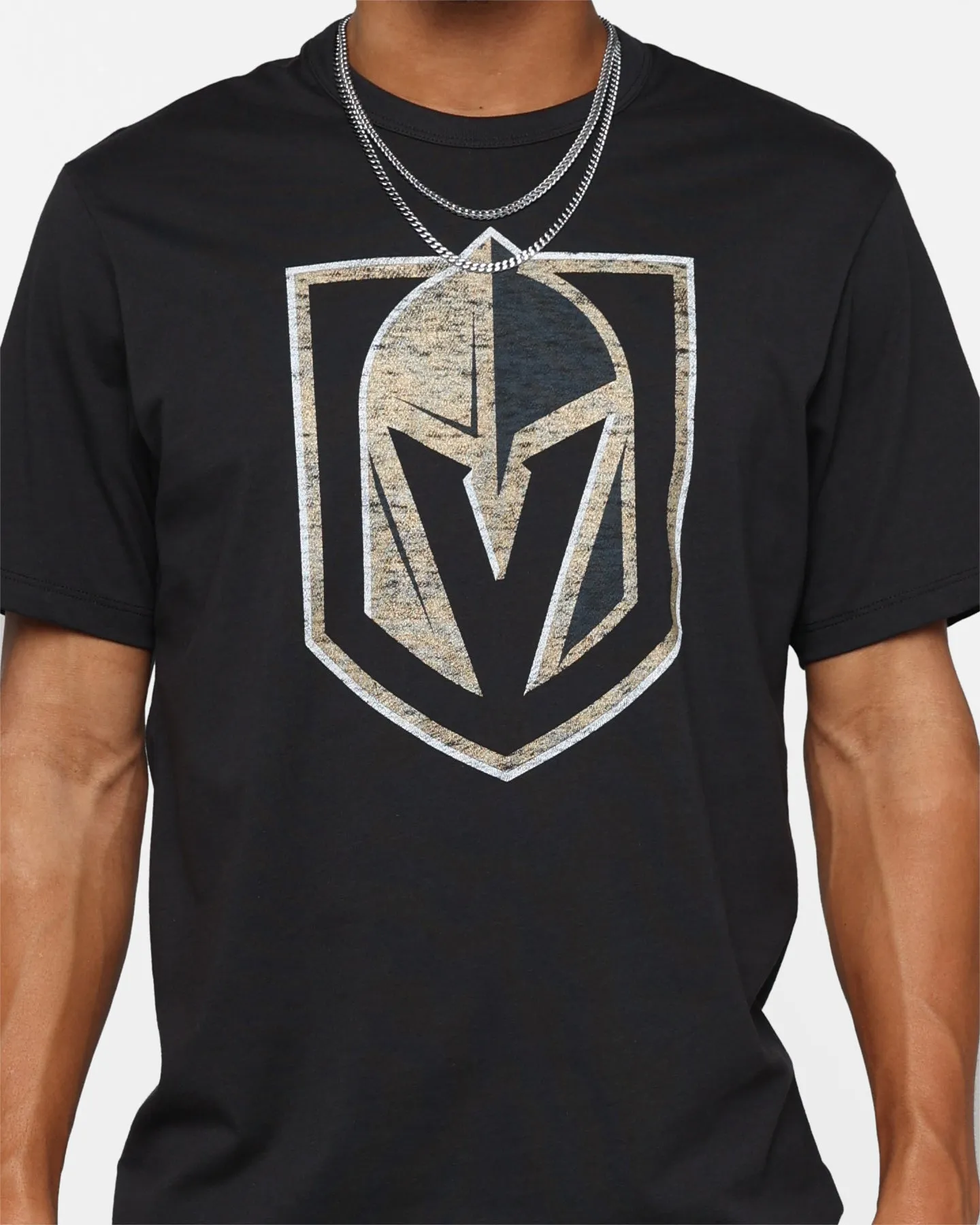 47 Brand Vegas Golden Knights Flint Black T-Shirt Black sold by Culture Kings product image thumbnail 4