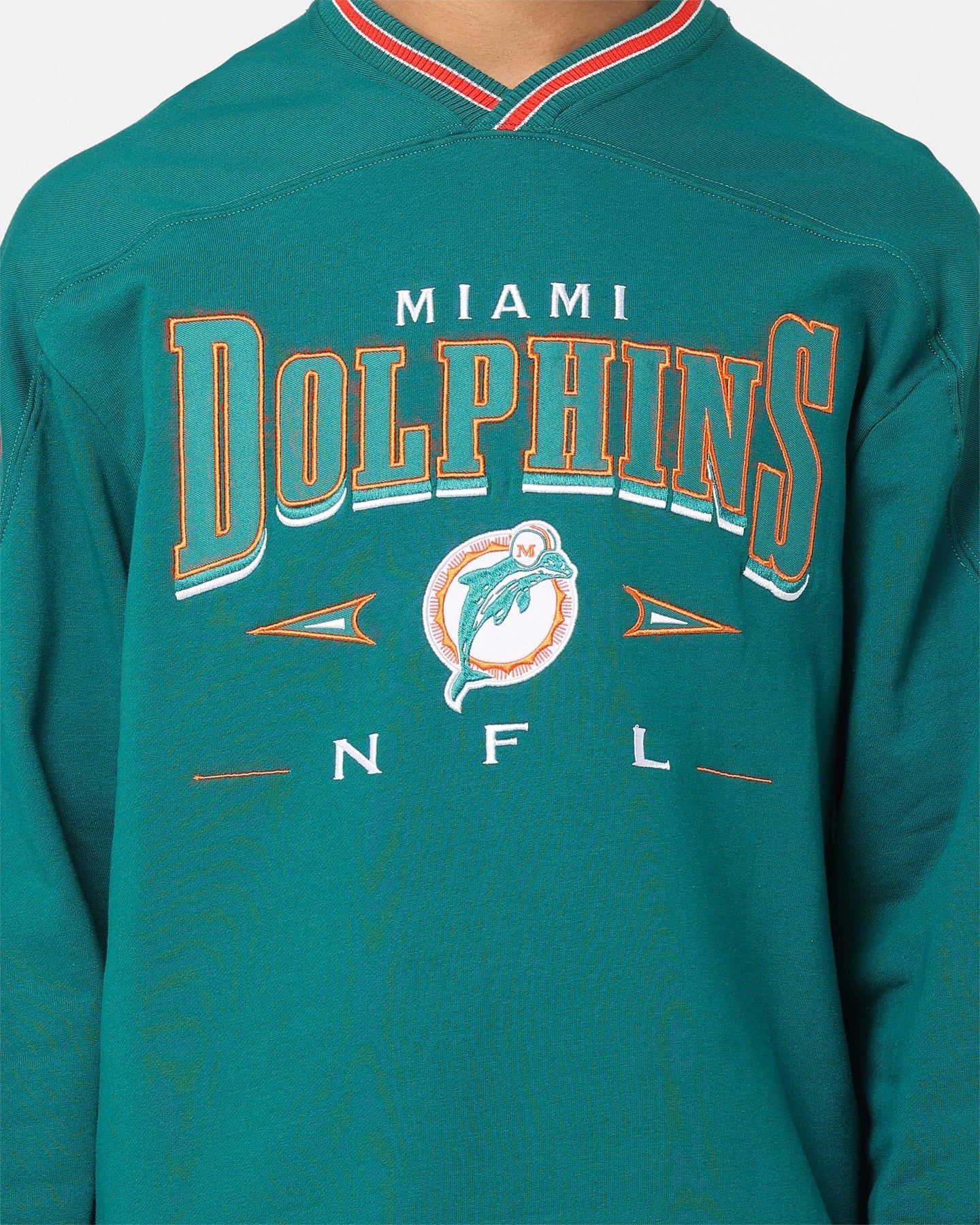 Mitchell & Ness Miami Dolphins Division Crewneck Faded Teal sold by Culture Kings product image thumbnail 3