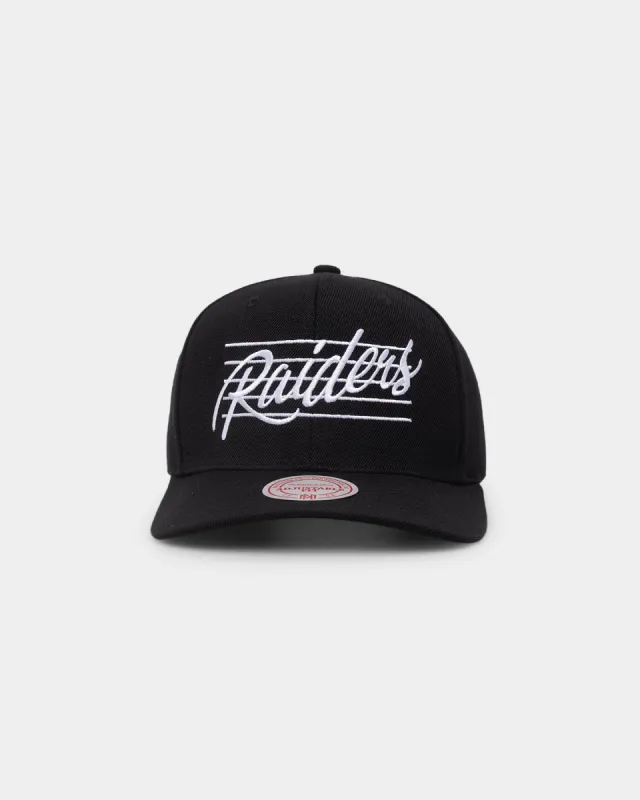 Mitchell & Ness Las Vegas Raiders Team Script OG Snapback Black sold by Culture Kings