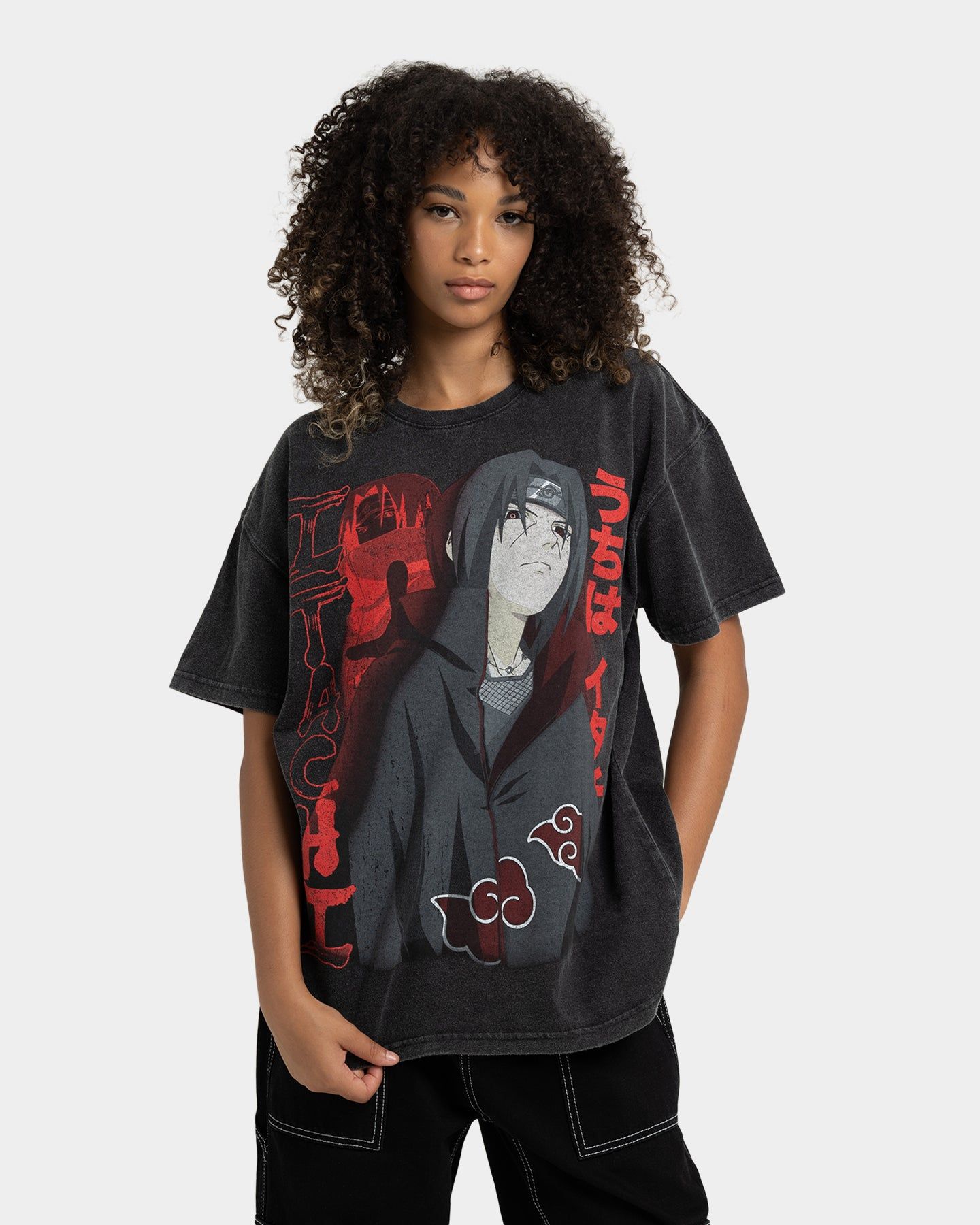 Goat Crew X Naruto Itachi Premium Vintage T-Shirt Vintage Black sold by Culture Kings