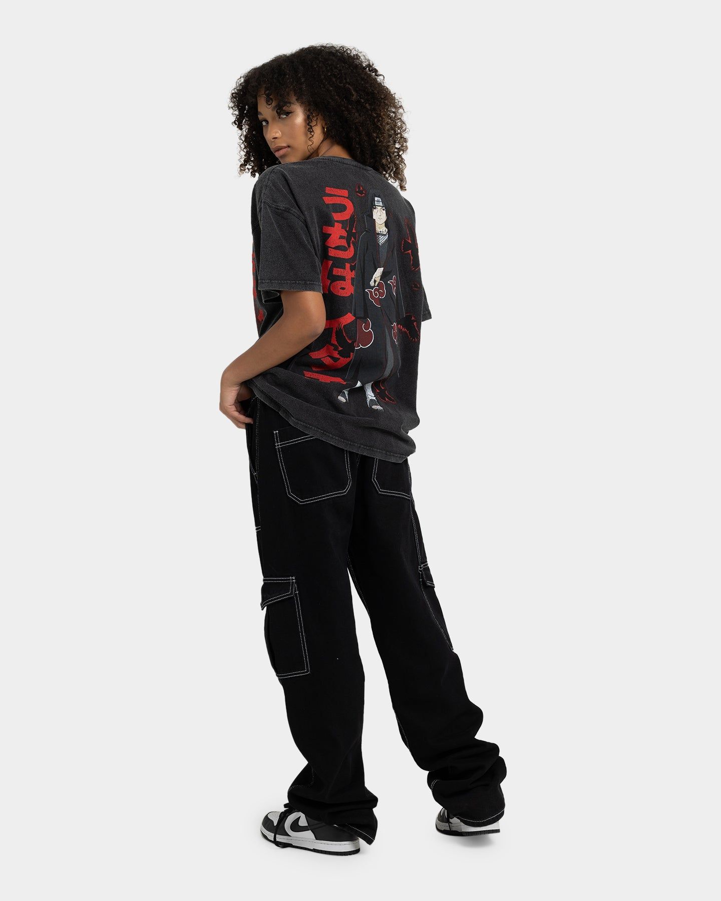 Goat Crew X Naruto Itachi Premium Vintage T-Shirt Vintage Black sold by Culture Kings product image thumbnail 9