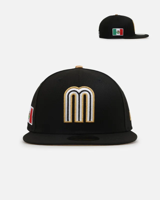 New Era Mexico National Baseball Team 'Mexico 59FIFTY' 59FIFTY Fitted Black Metallic sold by Culture Kings