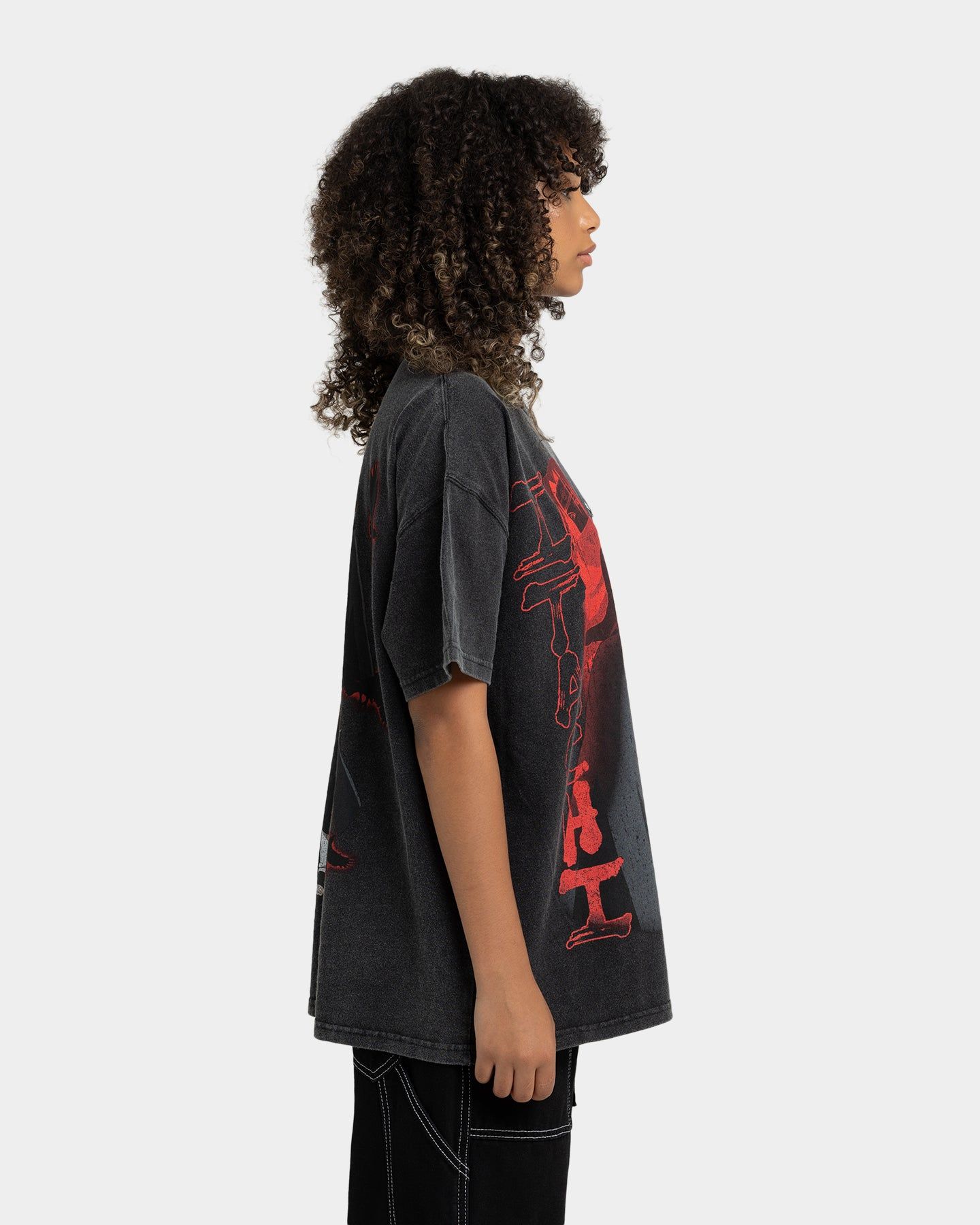 Goat Crew X Naruto Itachi Premium Vintage T-Shirt Vintage Black sold by Culture Kings product image thumbnail 7