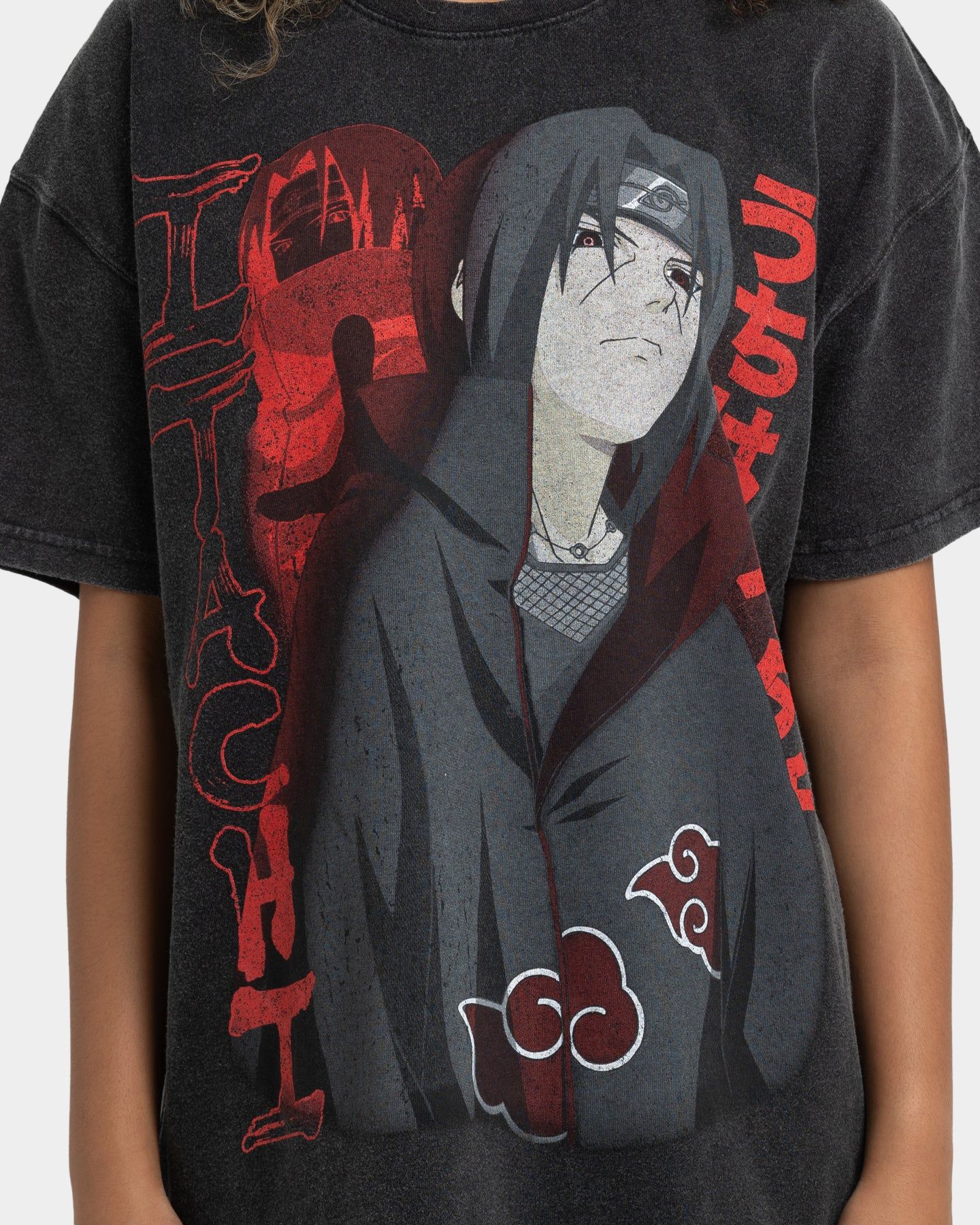 Goat Crew X Naruto Itachi Premium Vintage T-Shirt Vintage Black sold by Culture Kings product image thumbnail 6