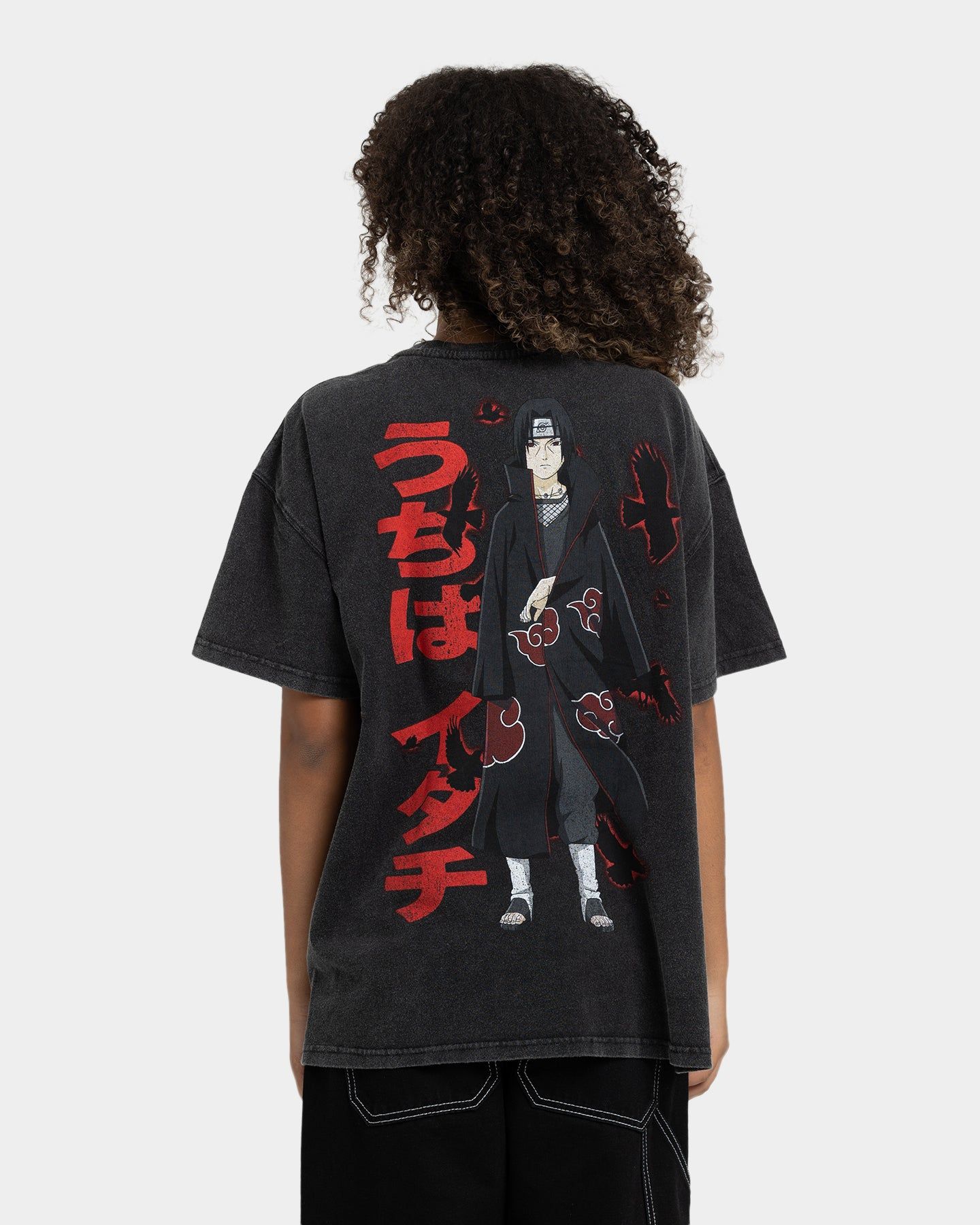 Goat Crew X Naruto Itachi Premium Vintage T-Shirt Vintage Black sold by Culture Kings product image thumbnail 4