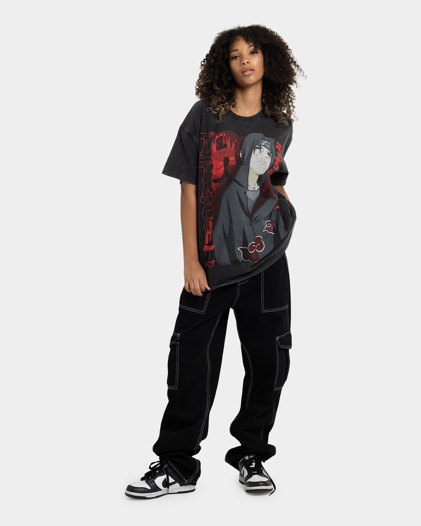 Goat Crew X Naruto Itachi Premium Vintage T-Shirt Vintage Black sold by Culture Kings product image thumbnail 5