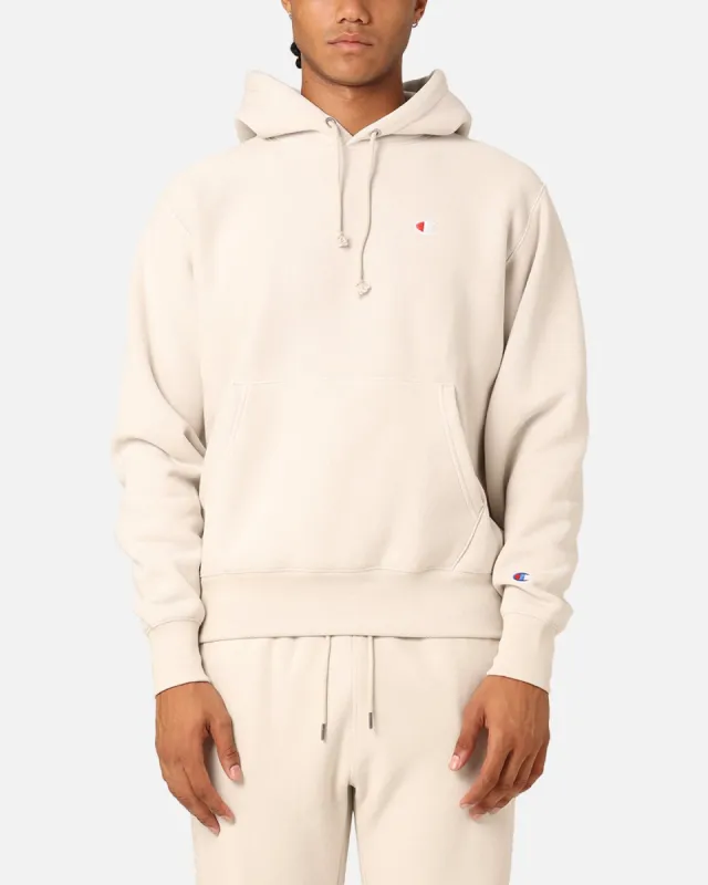 Champion Reverse Weave Small C Hoodie Stone sold by Culture Kings